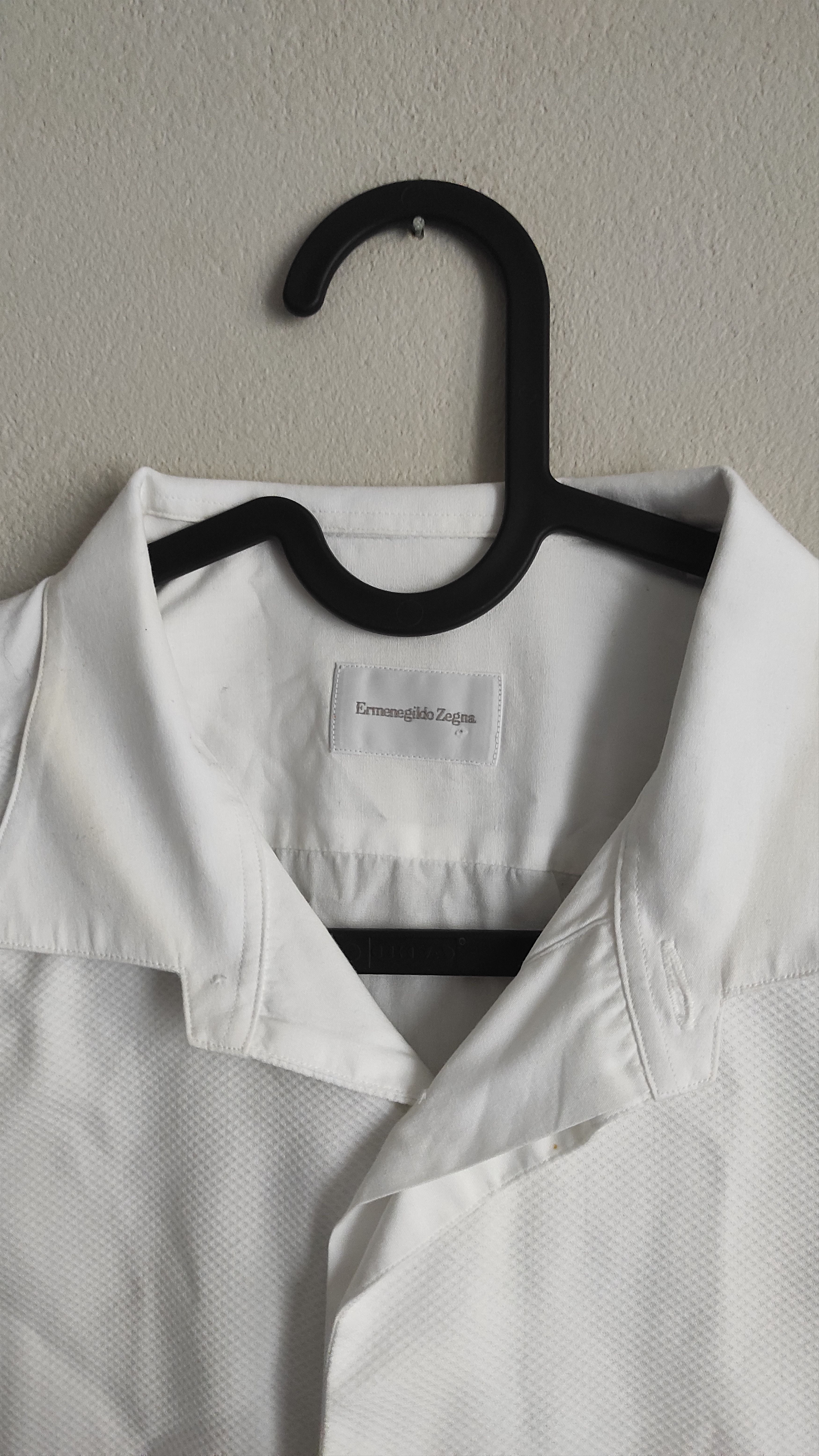 Ermenegildo Zegna Ermenegildo Zegna pattern artisanal white button up shirt Size US M / EU 48-50 / 2 - 3 Thumbnail