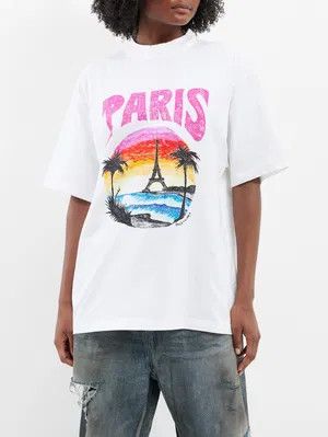 Balenciaga o1y0625 Logo Crewneck T-Shirt in White Size XS / US 0-2 / IT 36-38 - 1 Thumbnail