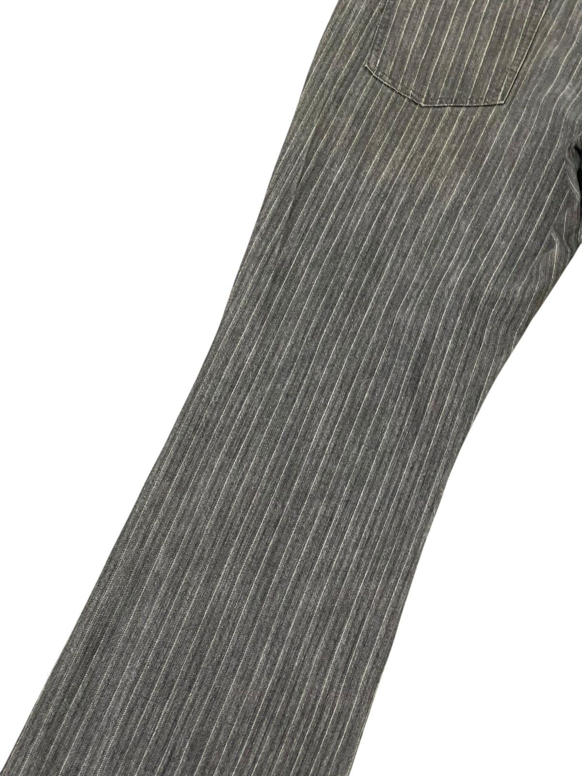 Japanese Brand Flare Jeans UJ Japan Herringbones Striped Boot Cut 2🟦4 Size US 34 / EU 50 - 6 Thumbnail