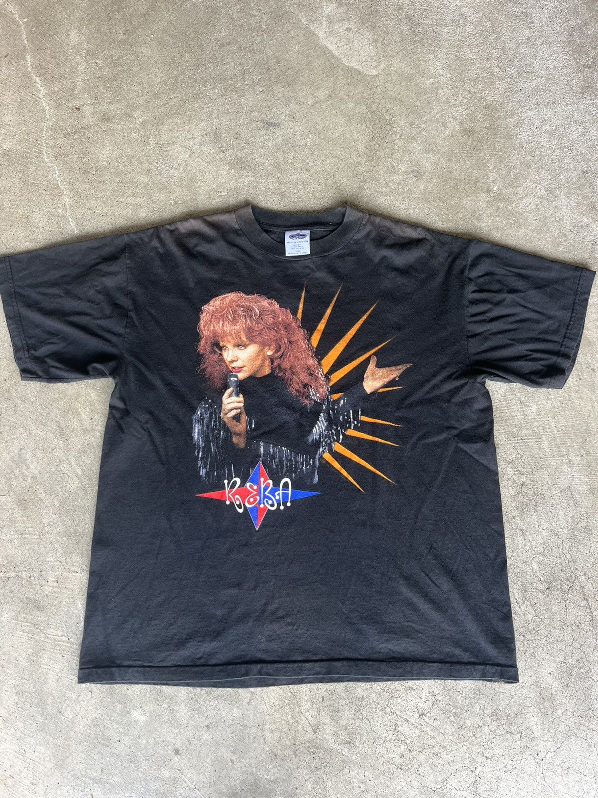 Vintage Vintage 1995 Reba tour tee Size US XL / EU 56 / 4 - 1 Thumbnail
