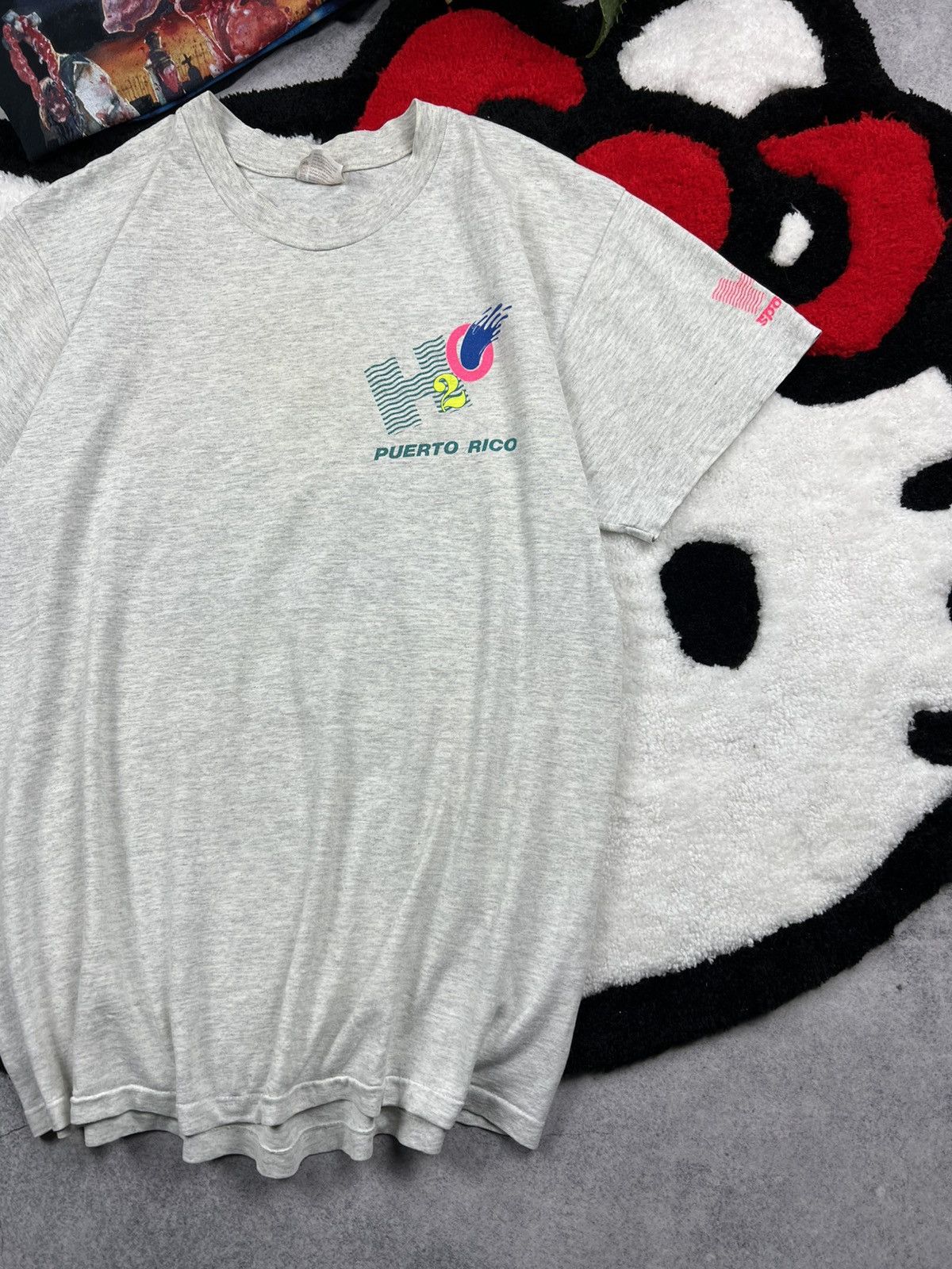 Band Tees Vintage H2O Puerto Rico 90s Single Stitch Faded Y2K Tee Size US L / EU 52-54 / 3 - 3 Thumbnail