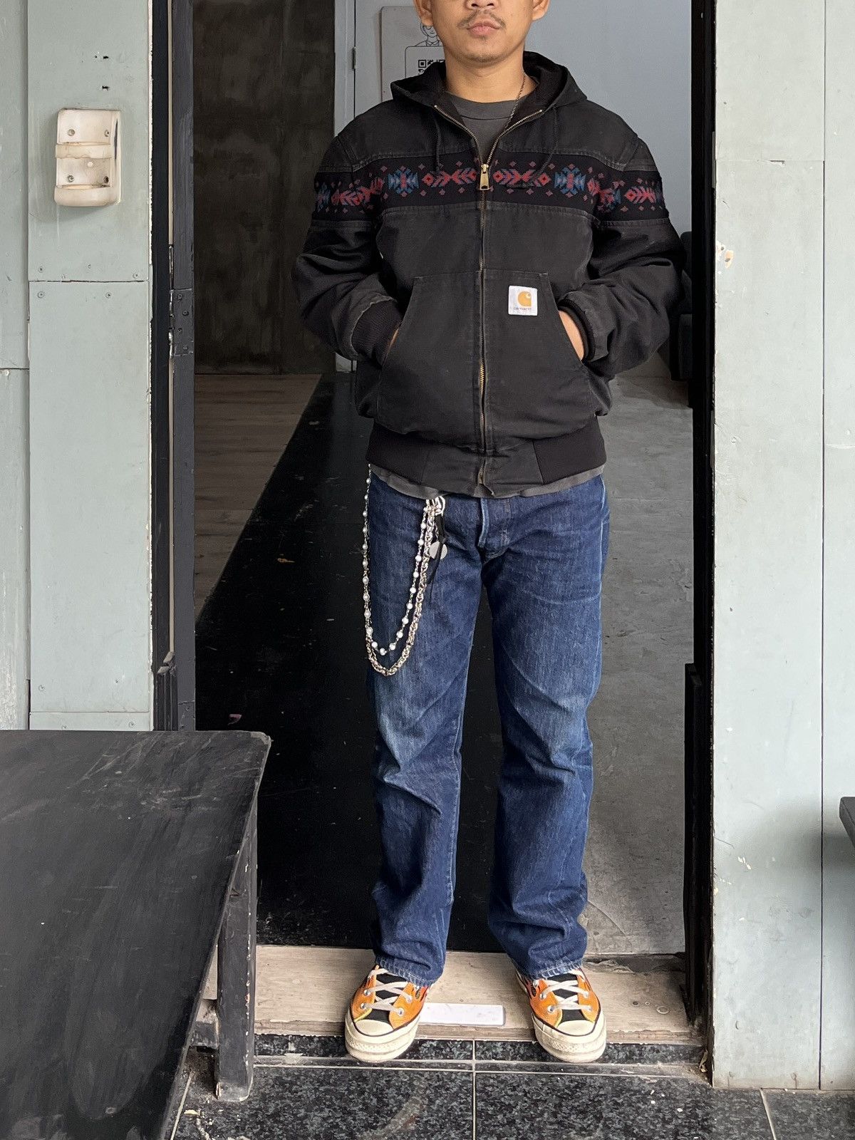 Carhartt Rare vintage Carhartt aztec active southwest JR0005