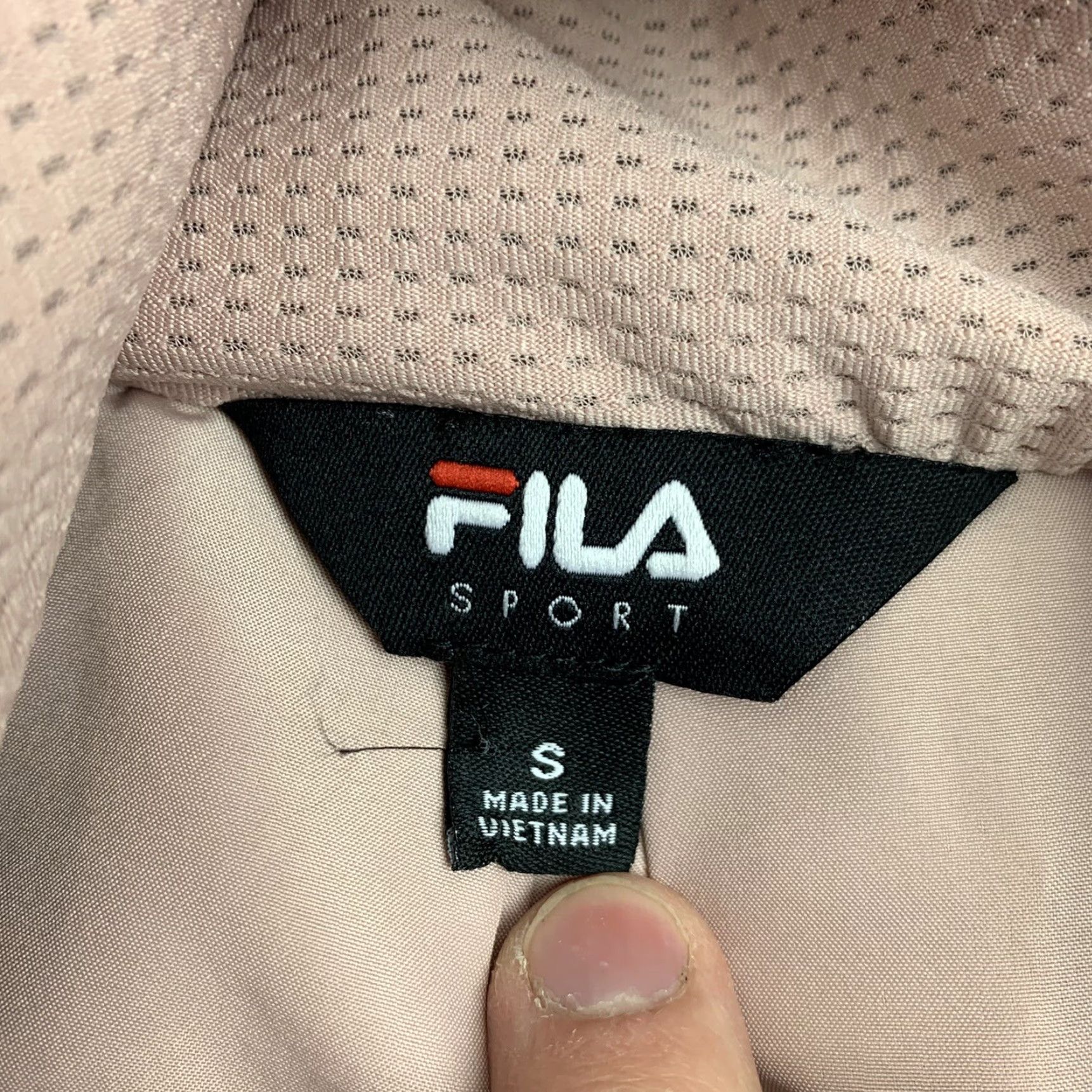 Fila VINTAGE FILA Hoodie Womens Small Pink Full Zip Jacket Pockets Sports Size S / US 4 / IT 40 - 3 Thumbnail