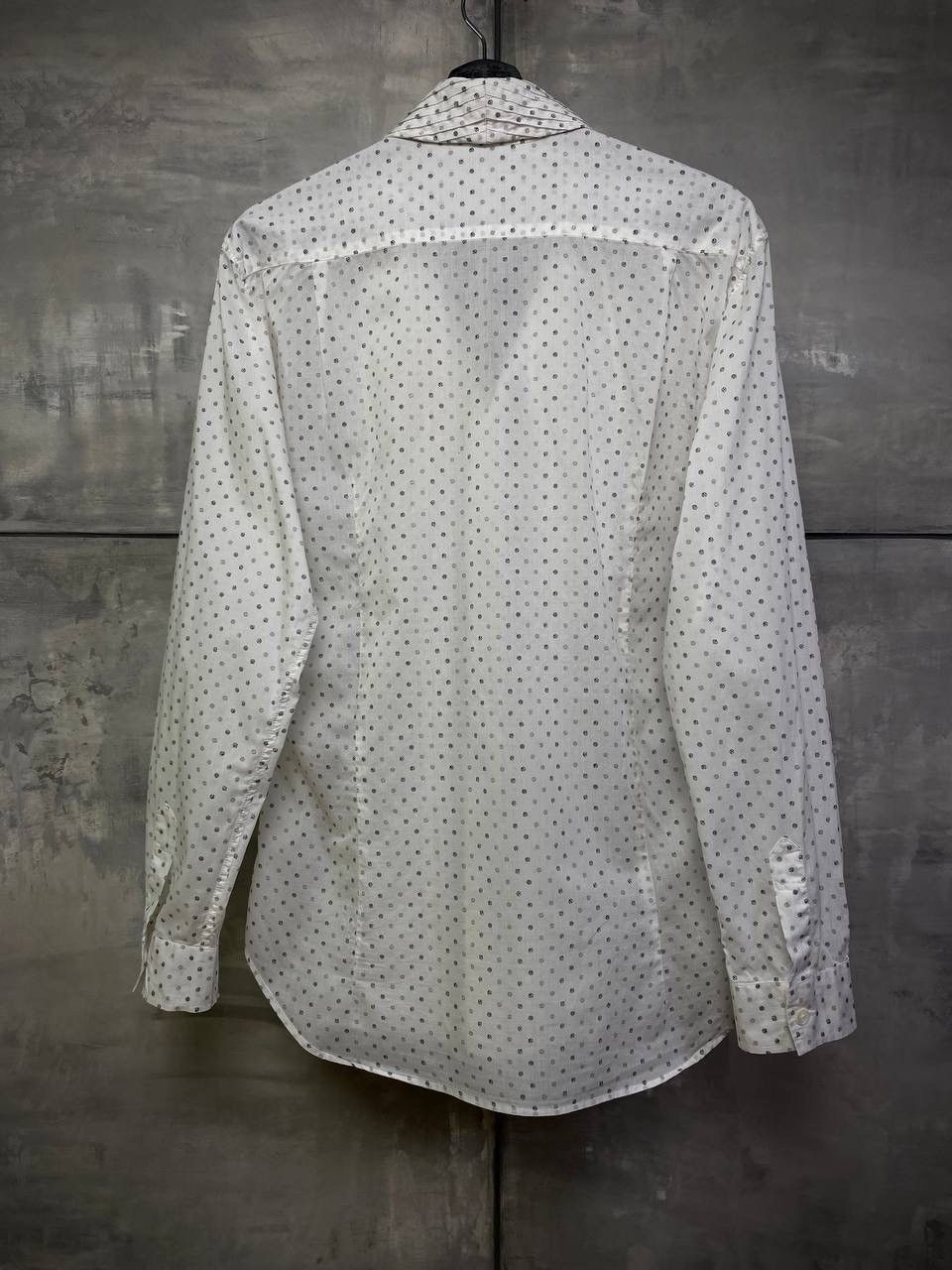 Ann Demeulemeester Pleated polka-dot shirt M Size 48R - 3 Thumbnail