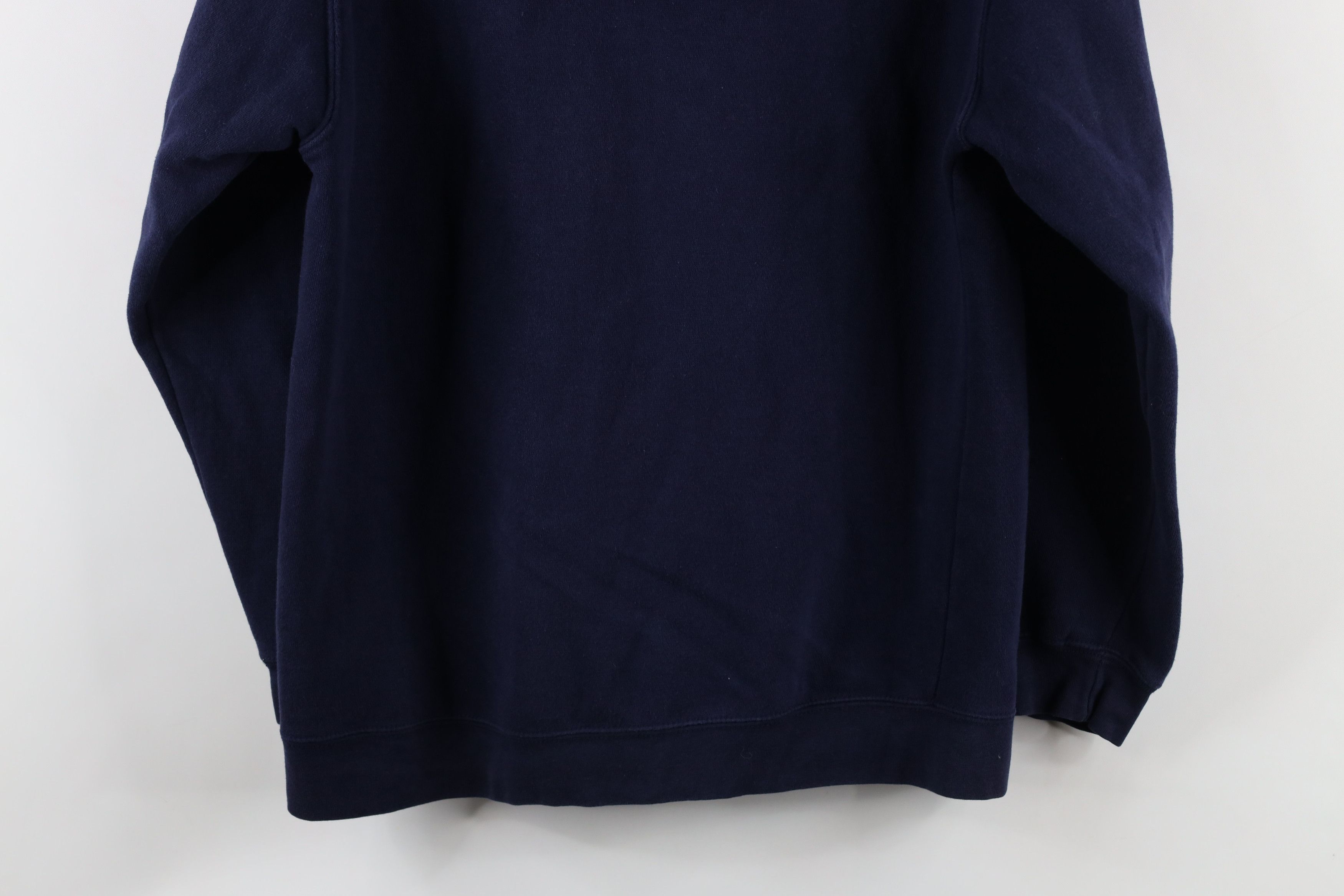 Adidas × Vintage Vintage Adidas University of Michigan Football Hoodie Blue Size M / US 6-8 / IT 42-44 - 11 Thumbnail