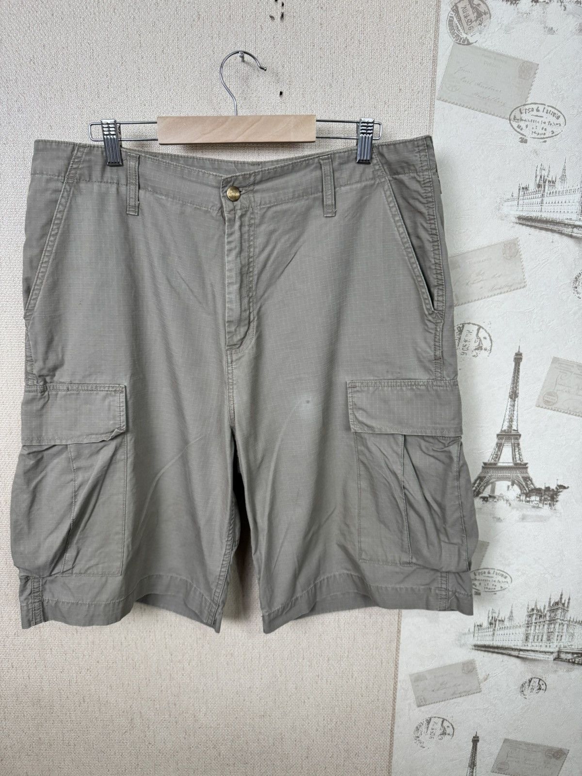 Carhartt Vintage Carhartt Bermuda Shorts Cargo Sand Streetwea 34 XL Size US 34 / EU 50 - 7 Thumbnail