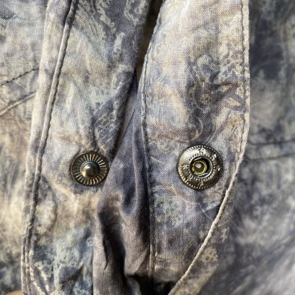In The Attic In The Atti Men Y2K Short-Sleeve Tie-Dye Western Shirt Size US L / EU 52-54 / 3 - 15 Thumbnail