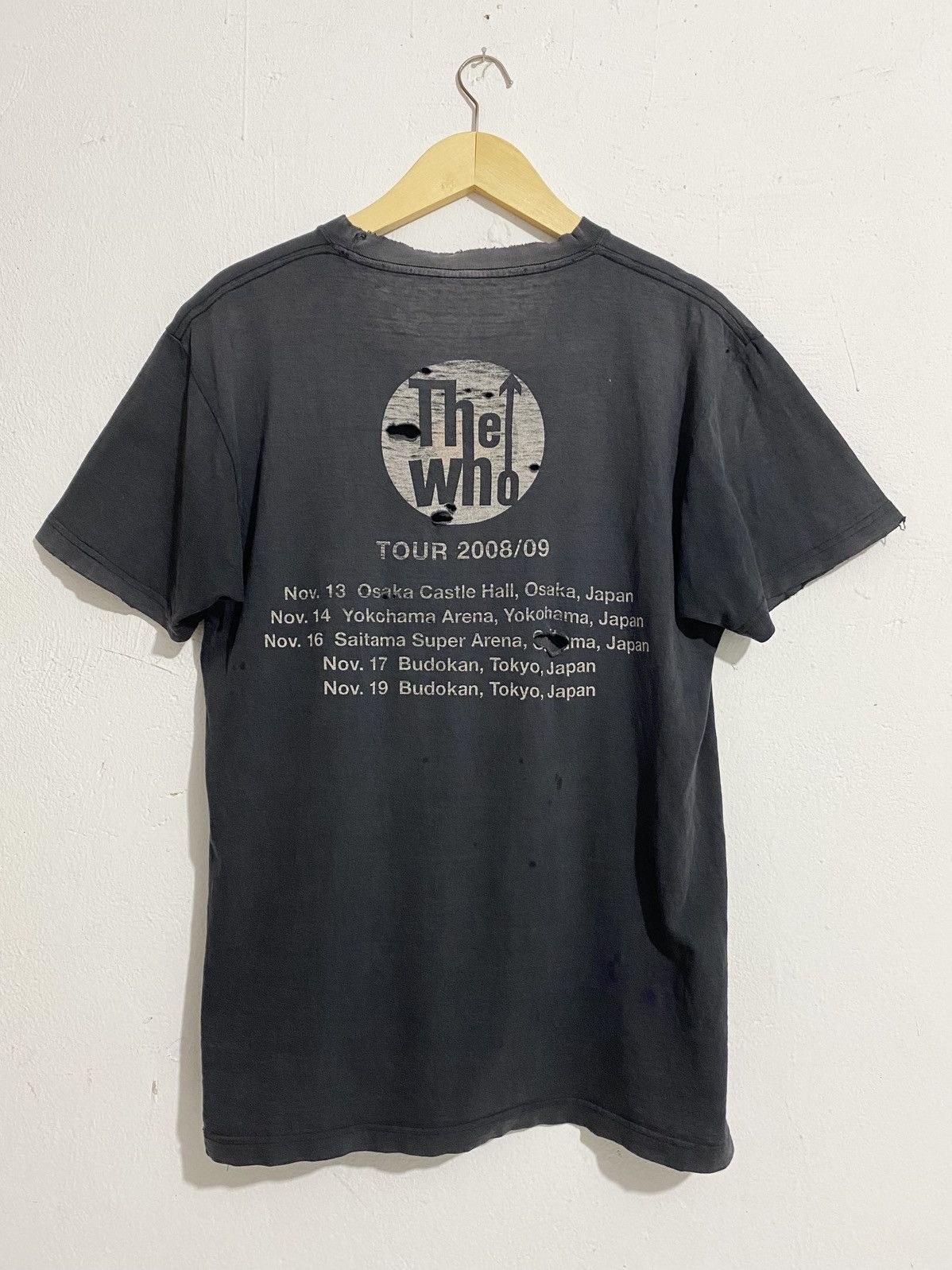 Band Tees Vintage The Who Tour Size US L / EU 52-54 / 3 - 2 Thumbnail