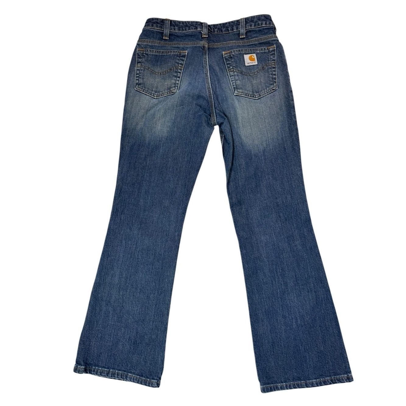 Carhartt Carhartt Original Fit Bootcut Jeans In Faded Indigo Size 4 Size 27" / US 4 / IT 40 - 4 Thumbnail