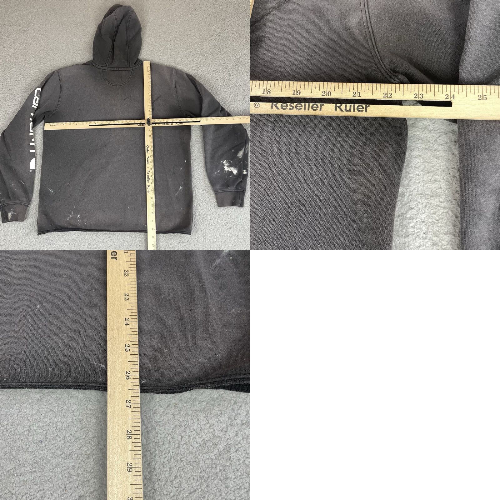 Carhartt VINTAGE Carhartt Sweatshirt Hoodie Adult Medium Black Distressed Faded Cropped Graphic M Mens Size US M / EU 48-50 / 2 - 9 Thumbnail