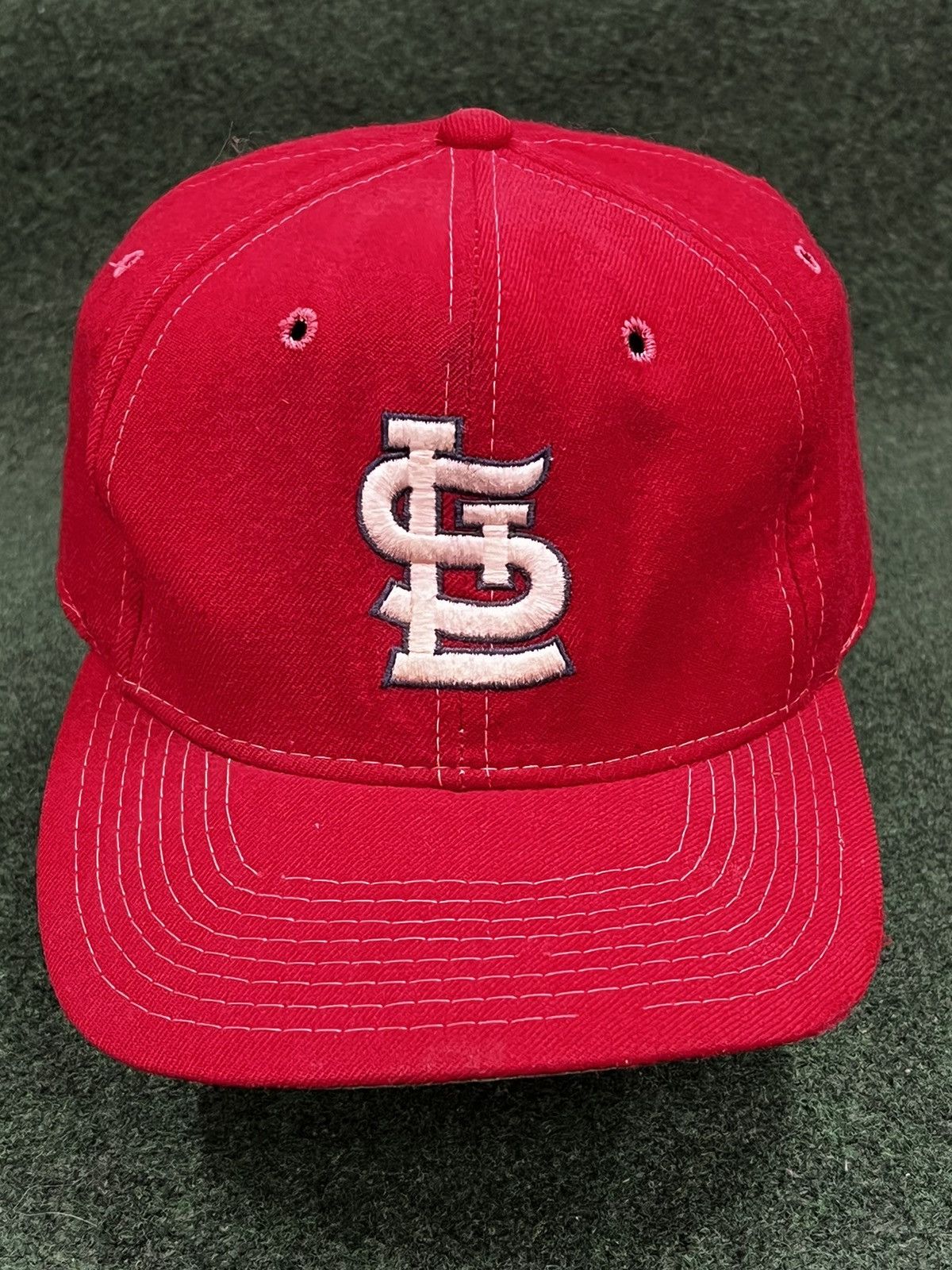 Sports Specialties Vintage 80s St Louis Cardinals Wool Fitted Hat Size ONE SIZE - 1 Thumbnail