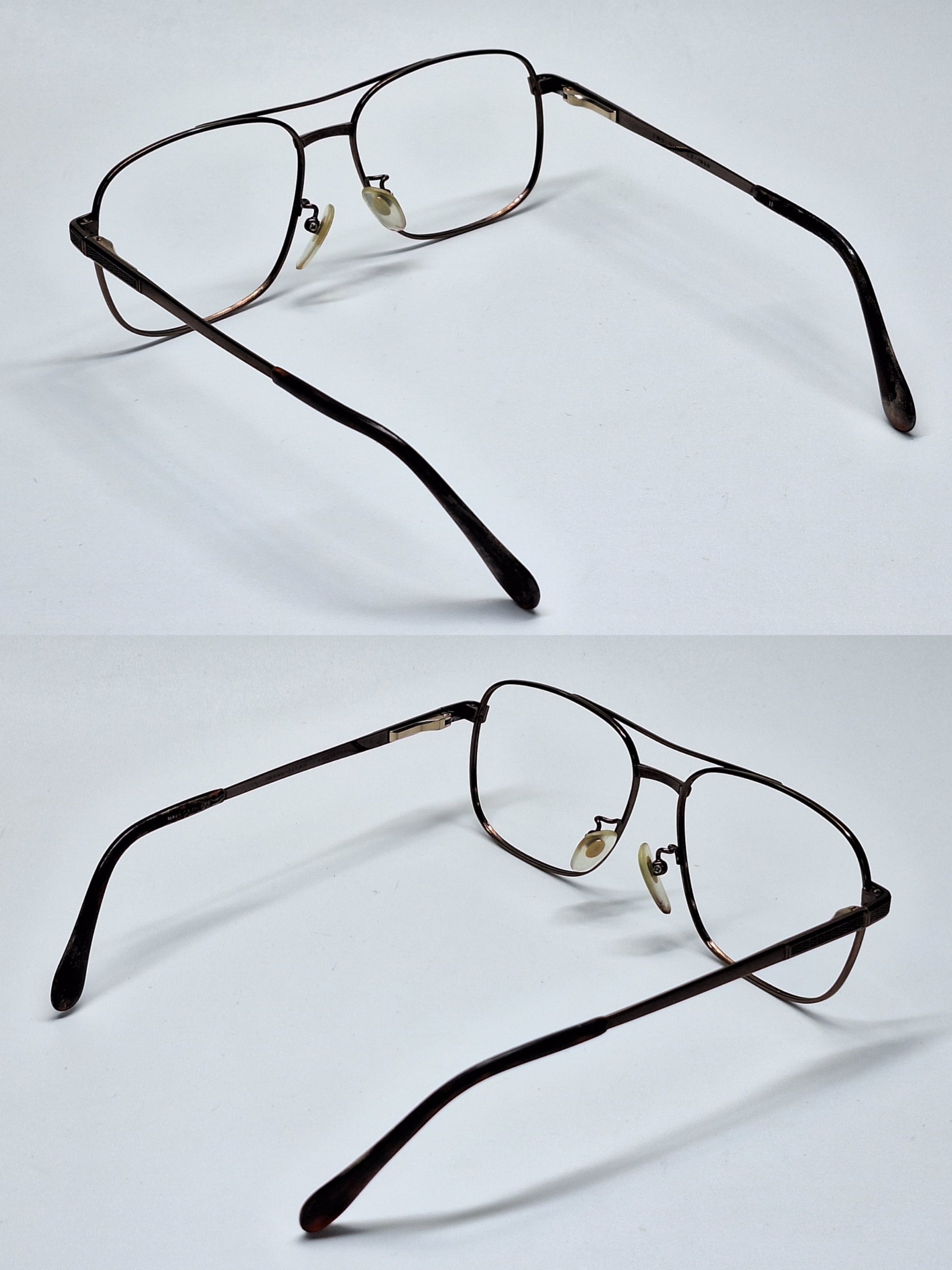 Other Two-Ring LX-1930 All Titanium IP Double Bridge Eyeglass Size ONE SIZE - 7 Thumbnail