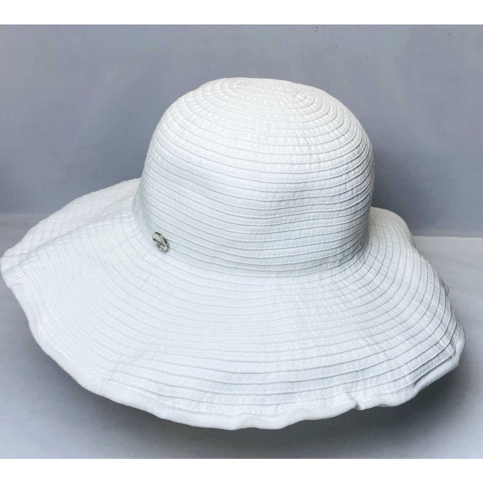 Vintage Seafolly Australia Hat Women's Wide Brim Sun Hat One Size White Beach Travel Size ONE SIZE - 4 Thumbnail