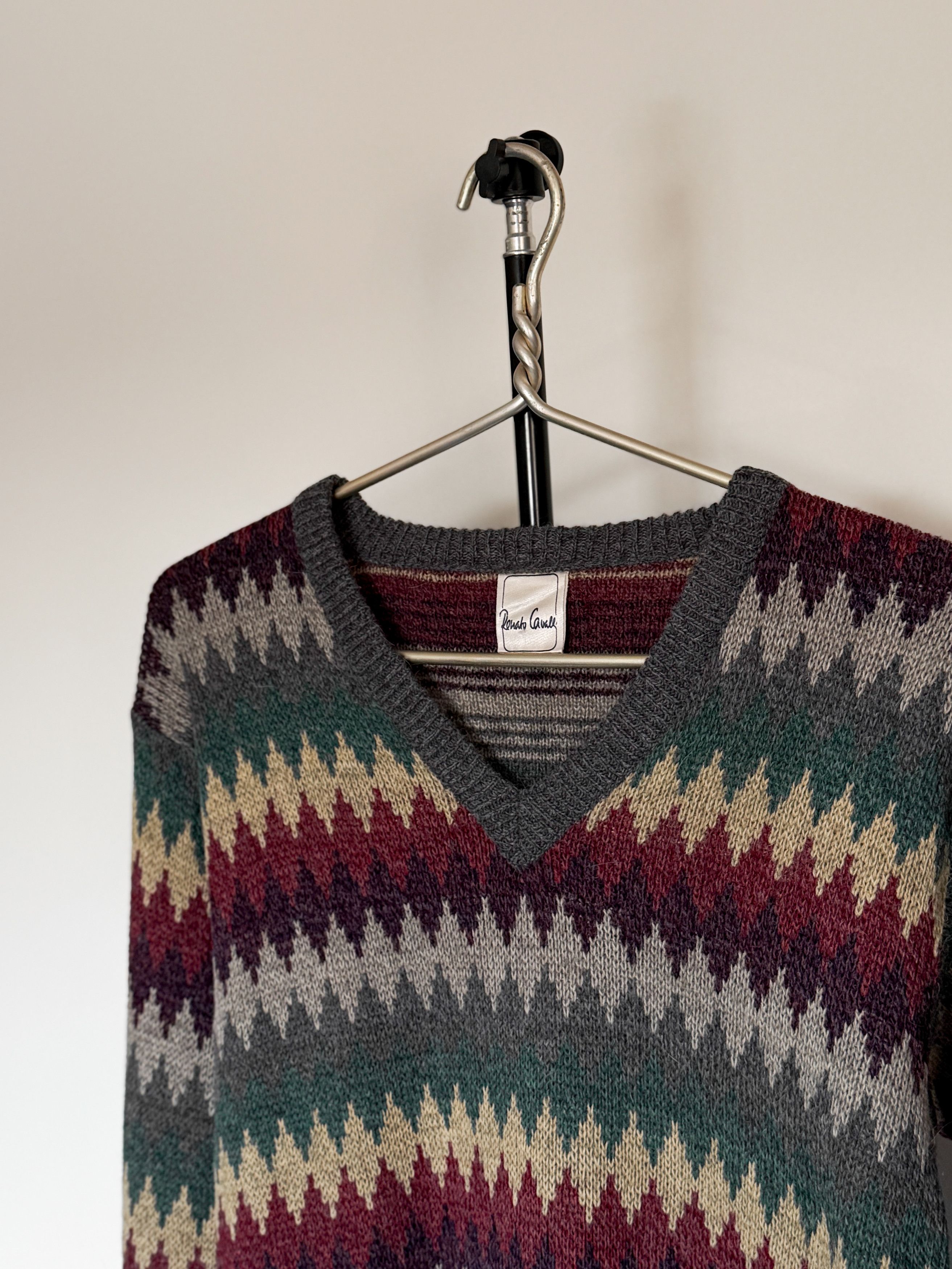 Vintage Renato Cavalli Vintage Men’s Sweater Size US S / EU 44-46 / 1 - 2 Thumbnail