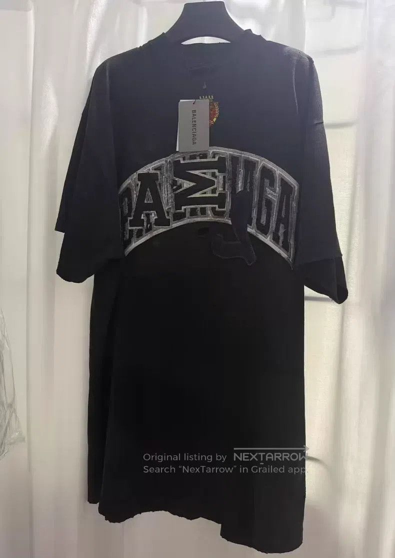 Balenciaga Balenciaga Black Manchester United Short Sleeve Size US M / EU 48-50 / 2 - 1 Thumbnail