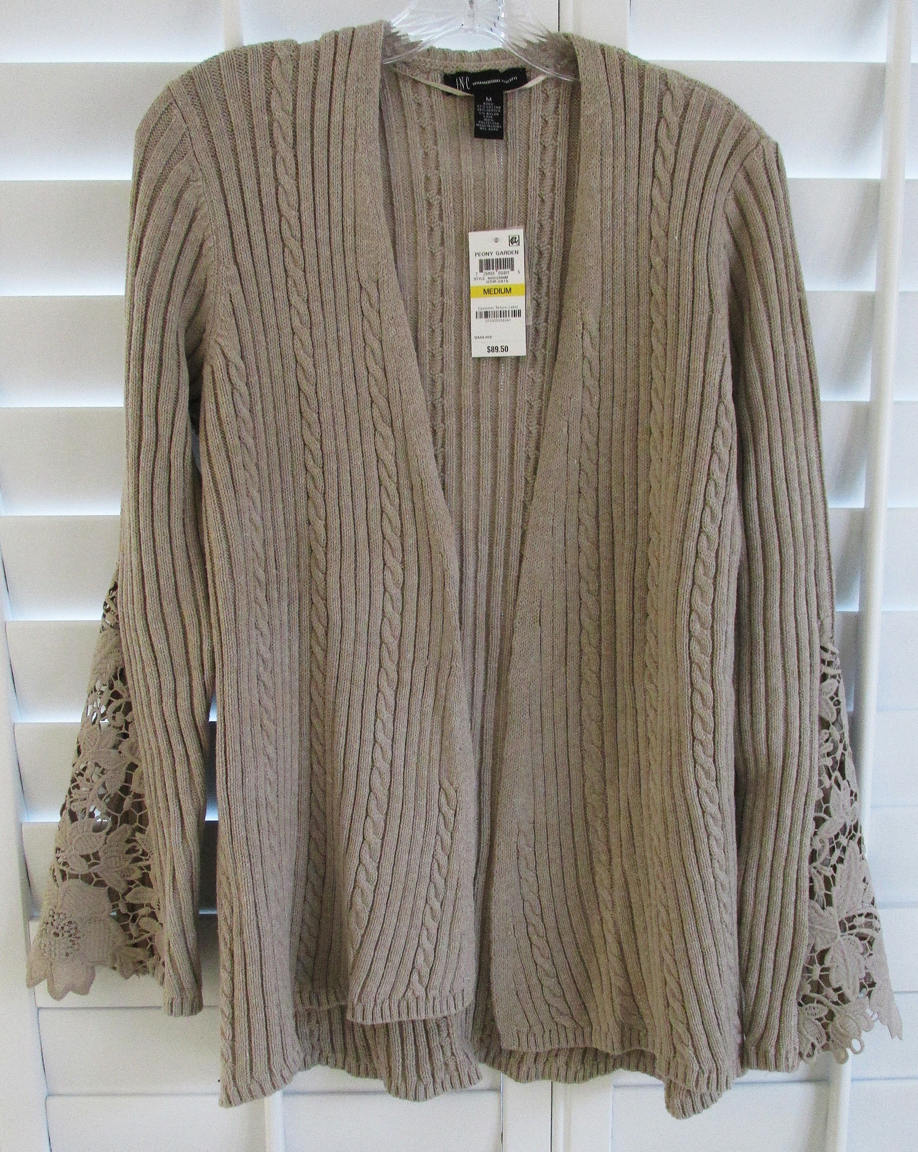 Other International Concepts (NWT) Open Front Cardigan Size Medium Size M / US 6-8 / IT 42-44 - 1 Thumbnail