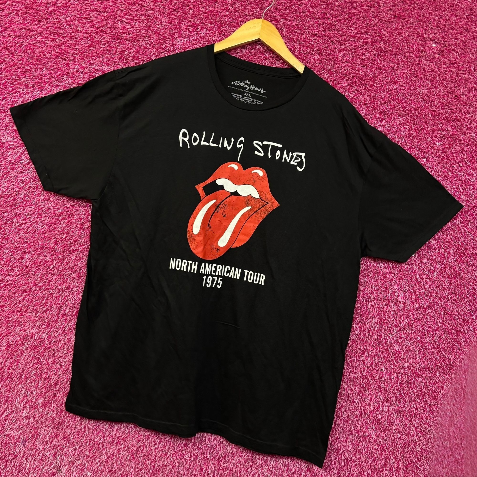 The Rolling Stones The Rolling Stones Hot Lips North American Tour 1975 T-Shirt Size US XXL / EU 58 / 5 - 3 Thumbnail