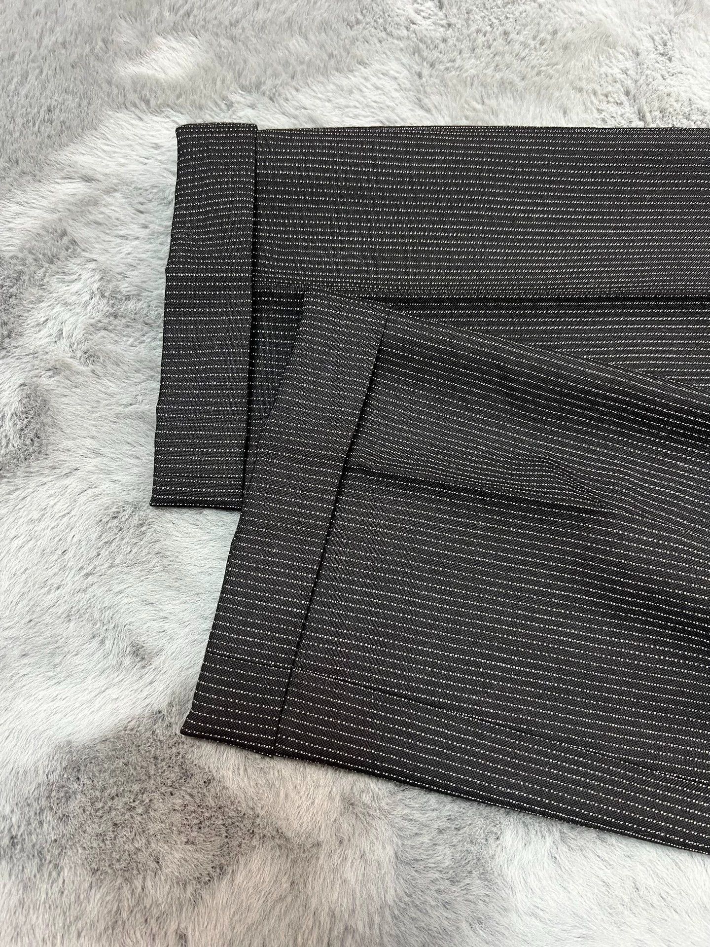 Dior Dior Homme silver striped straight-leg wool trousers Size US 30 / EU 46 - 4 Thumbnail