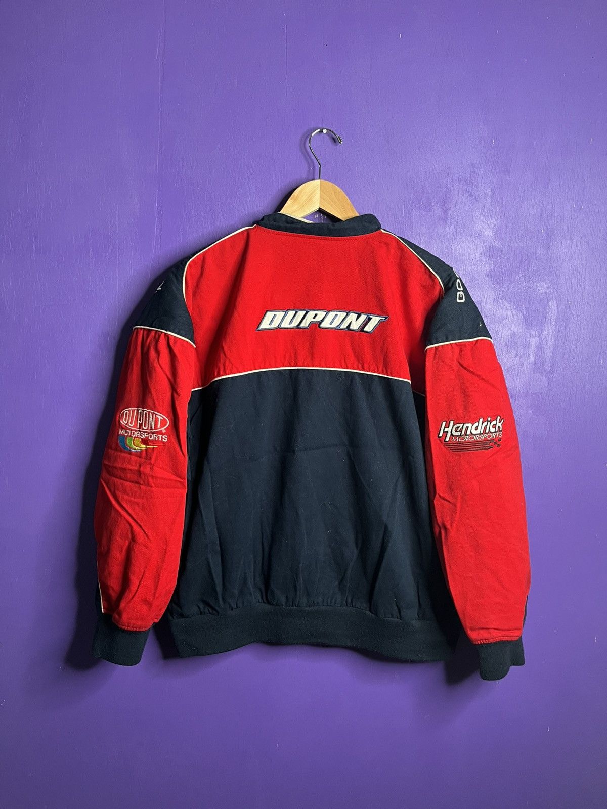 NASCAR × Vintage Vintage 90s NASCAR OU point Jeff Gordon jacket Size US L / EU 52-54 / 3 - 2 Thumbnail