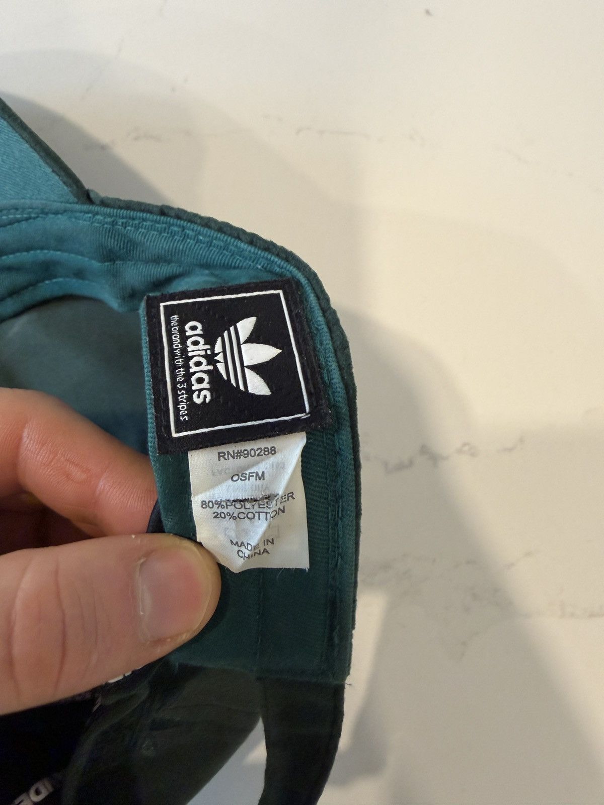 Adidas Adidas Green Suede Hat Size ONE SIZE - 4 Thumbnail