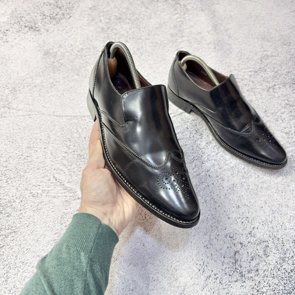 Designer × Handmade × Vintage Samuel Windsor Vintage Loafers Brogues US8 UK7 EU41 26cm Size US 8 / EU 41 - 4 Thumbnail