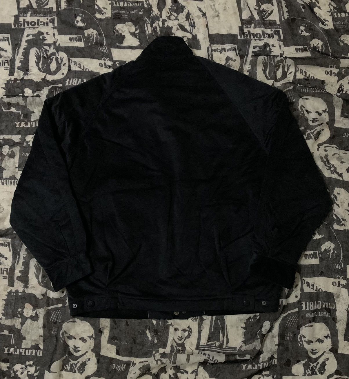 Gianni Valentino 💥Vintage Gianni Valentino Velvet Black Jacket Size US L / EU 52-54 / 3 - 6 Thumbnail