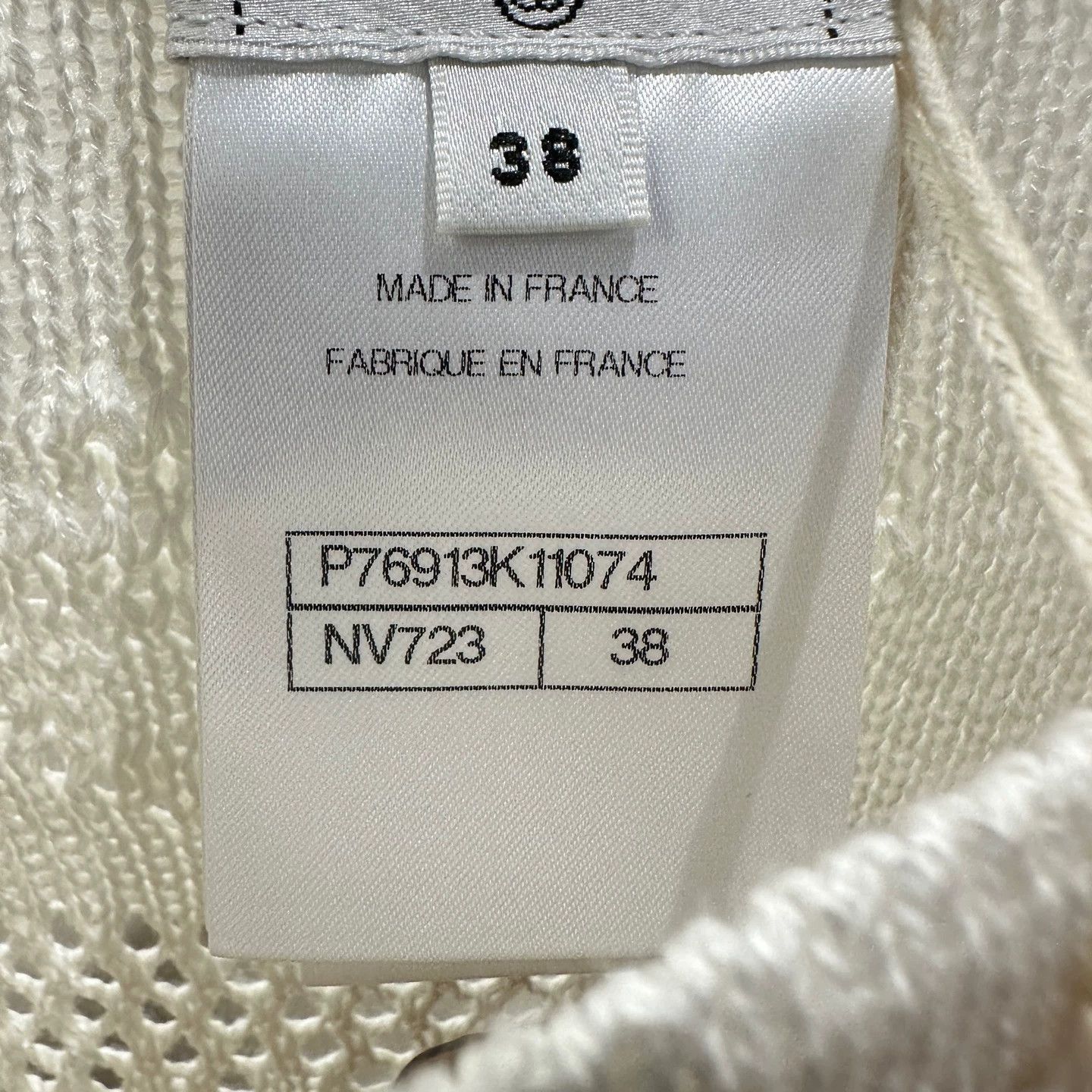 Chanel Chanel 24P Bow Cutout Knit Short Sleeve Viscose 38 Size S / US 4 / IT 40 - 4 Thumbnail