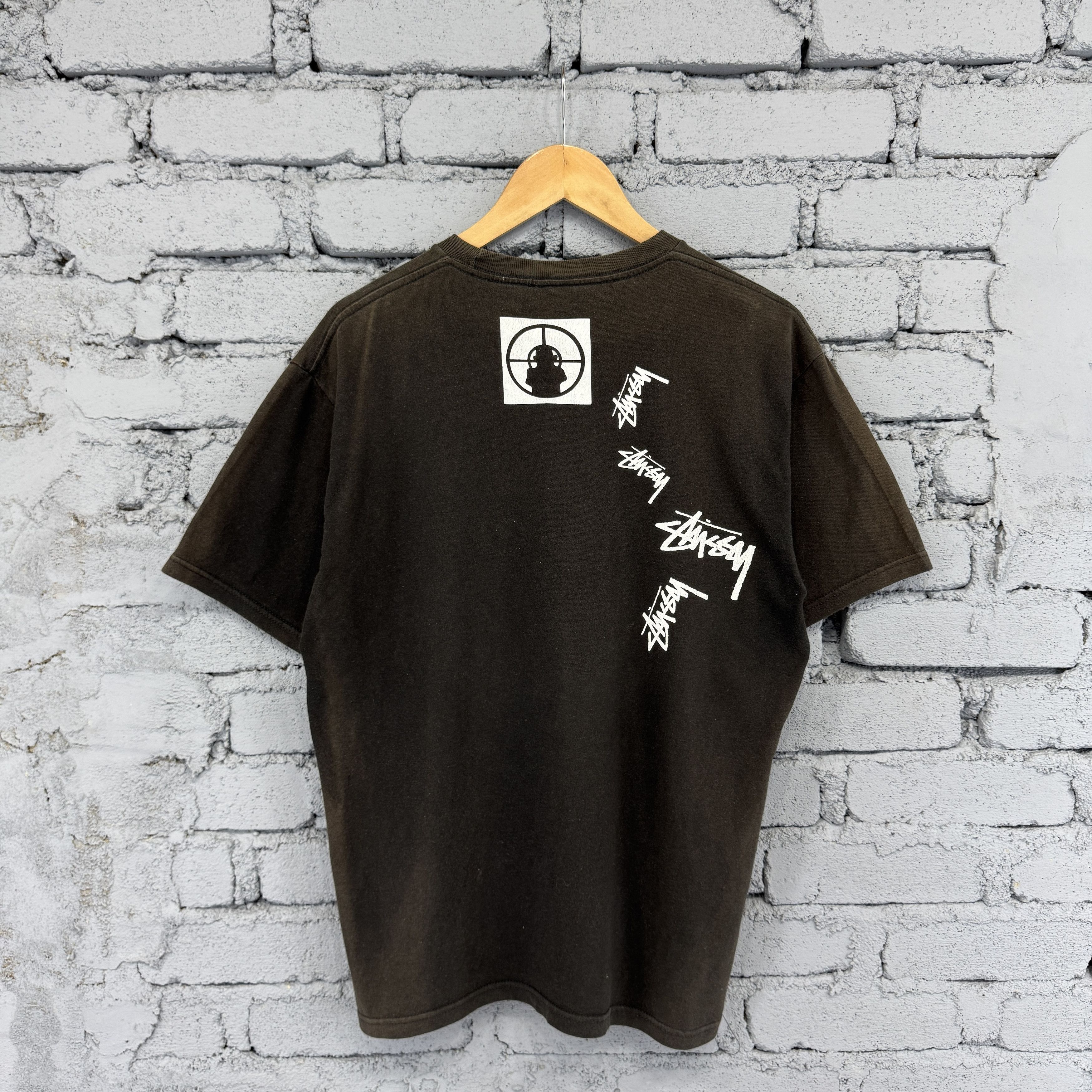 Stussy Vintage 90s Stussy Ruft 8 Bikini Riot Sunfaded Tshirt Size US M / EU 48-50 / 2 - 2 Thumbnail