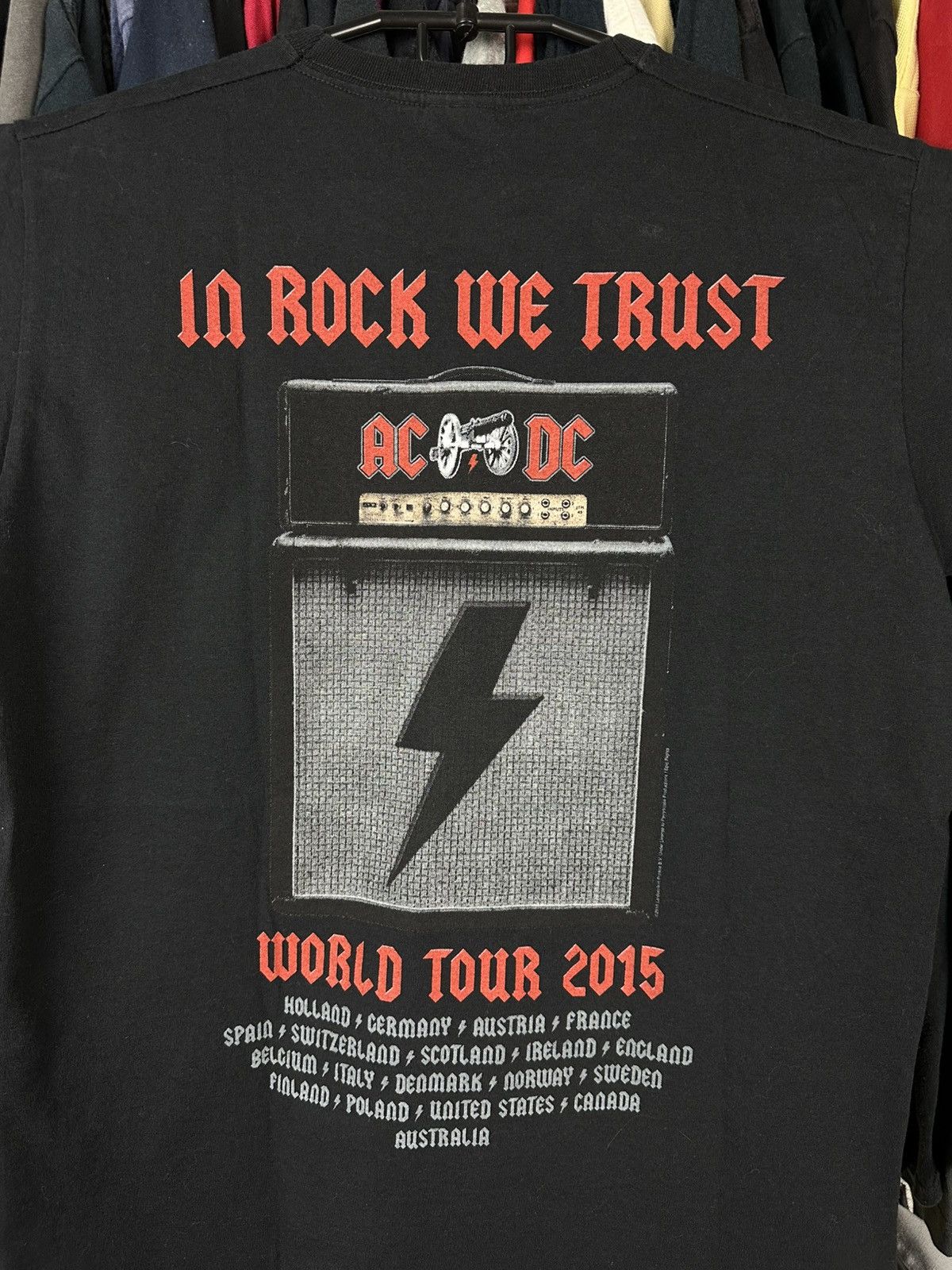 AC/DC AC/DC World Tour 2015 IN ROCK WE TRUST BAND T SHIRT TEE Size US S / EU 44-46 / 1 - 9 Thumbnail
