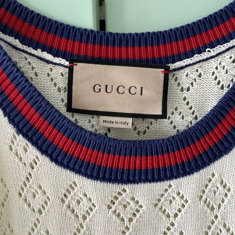 Gucci Gucci Beige knitted suspenders Size S / US 4 / IT 40 - 4 Thumbnail