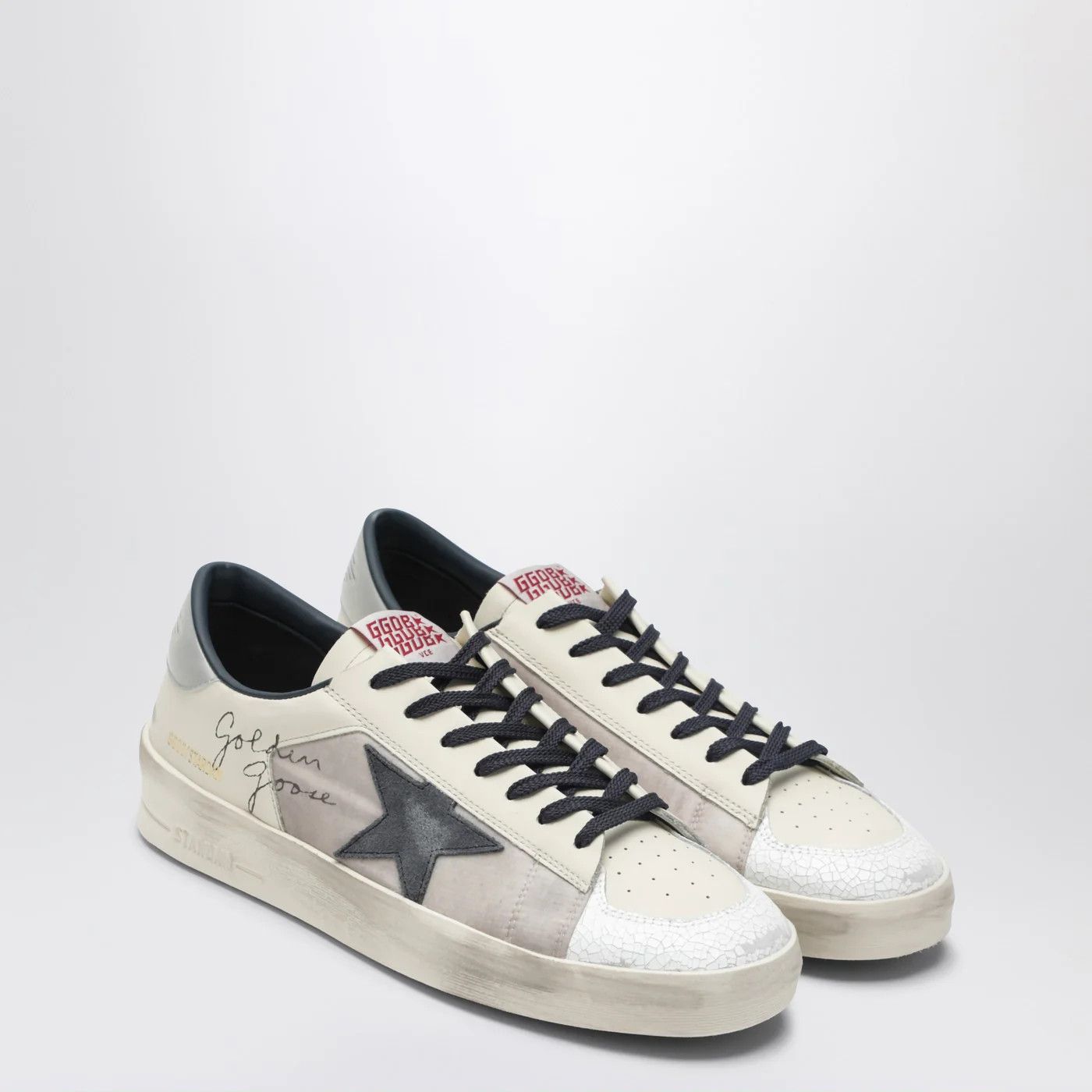 Golden Goose o1d2blof0426 Stardan Low-Top Sneakers in Multicolor Size US 11 / EU 44 - 2 Thumbnail
