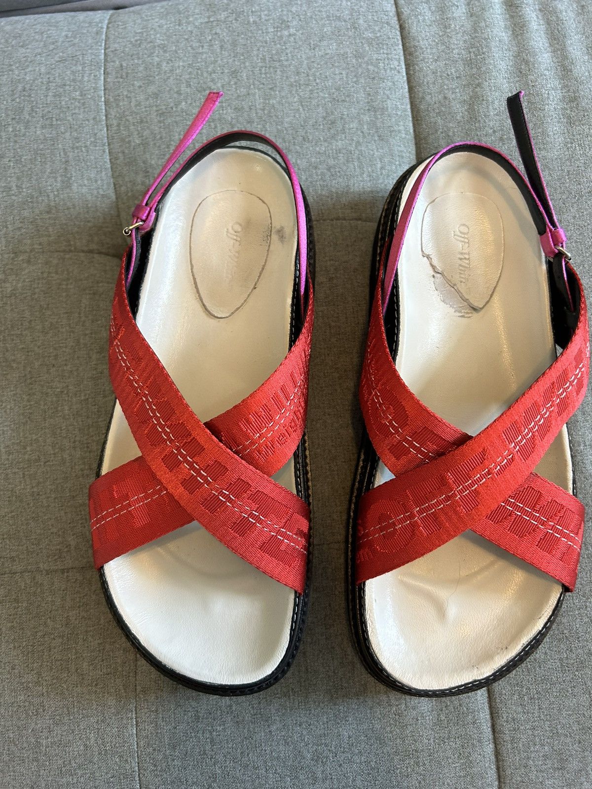 Off-White Off-White c/o Virgil Abloh INDUSTRIAL BAIL SANDALS Size US 7 / IT 37 - 2 Thumbnail