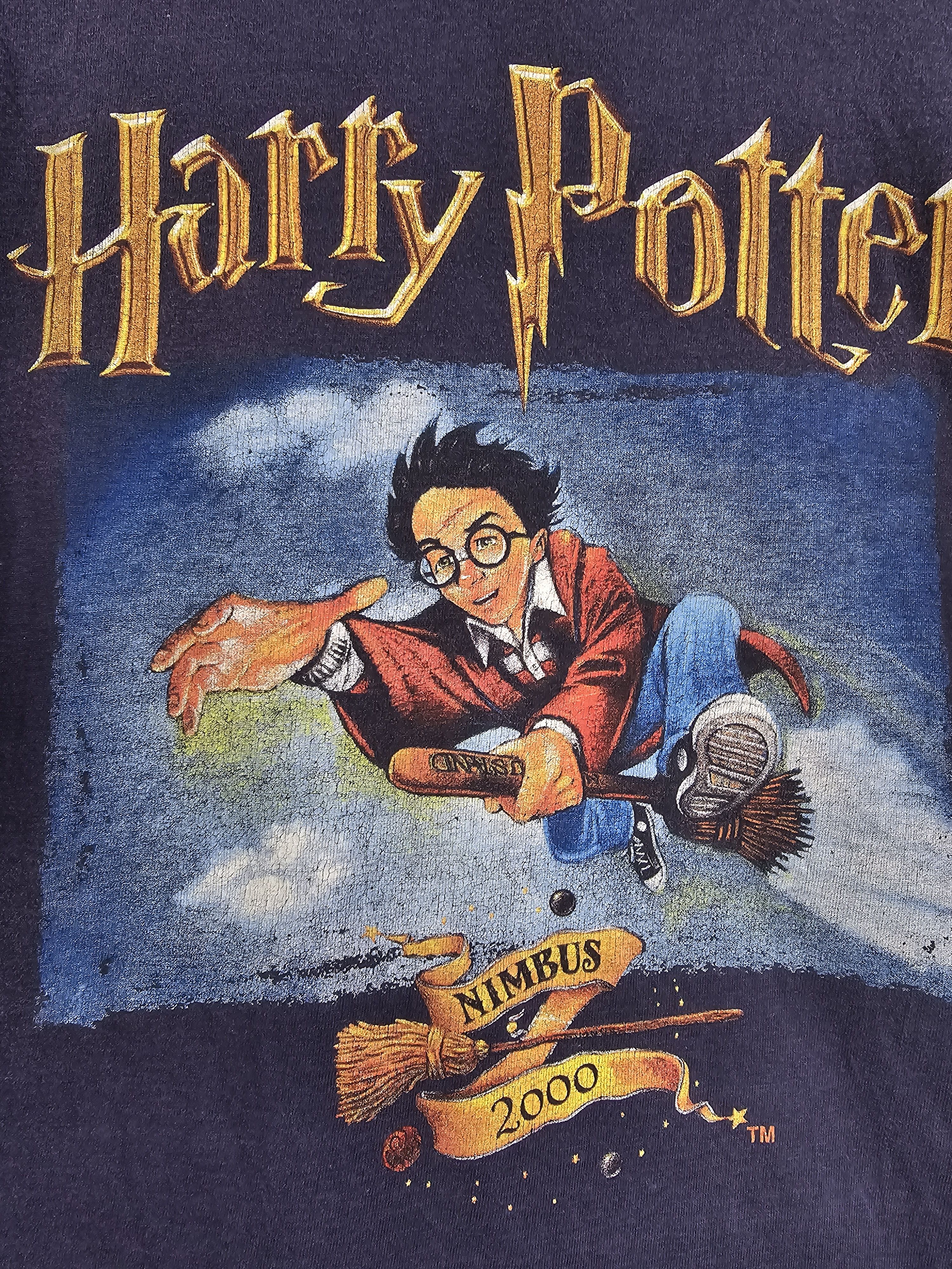Vintage × Warner Bros 2001 Harry Potter Nimbus 2000 Movie promo L 22" 29" Size US L / EU 52-54 / 3 - 3 Thumbnail