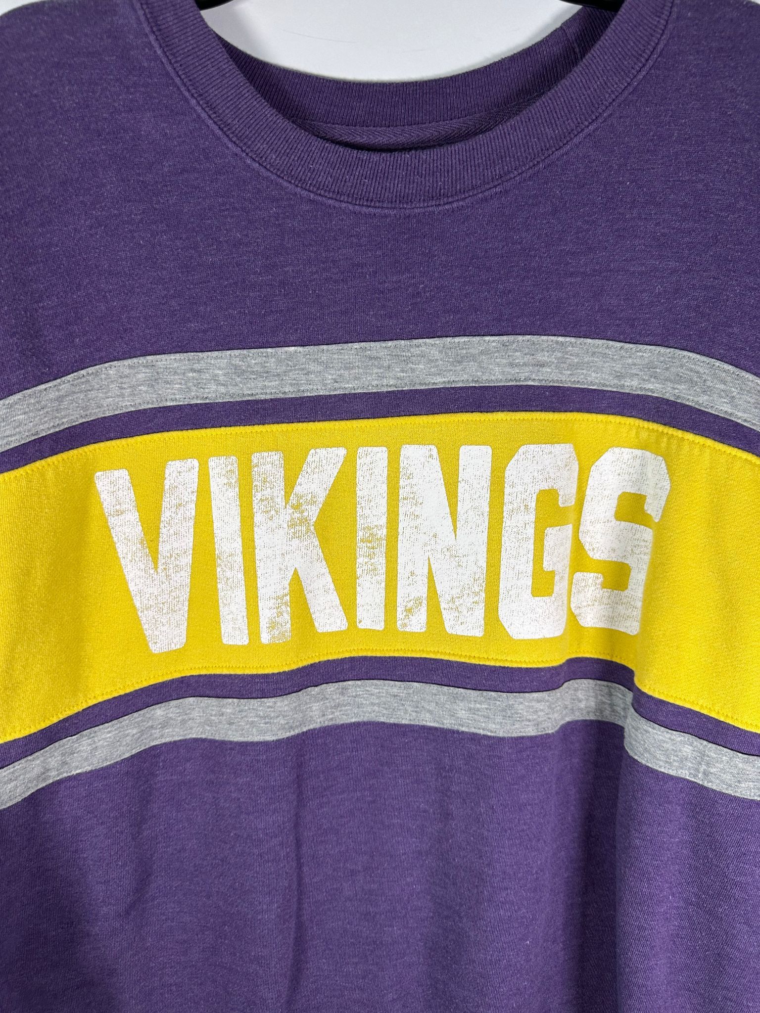 47 Brand 47 Crewneck Sweatshirt Mens 2XL Vikings Purple Yellow NFL Size US XXL / EU 58 / 5 - 3 Thumbnail