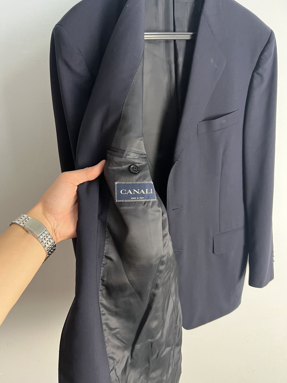 Canali Canali Blazer Wool Linen Jacket Size 52R - 6 Thumbnail