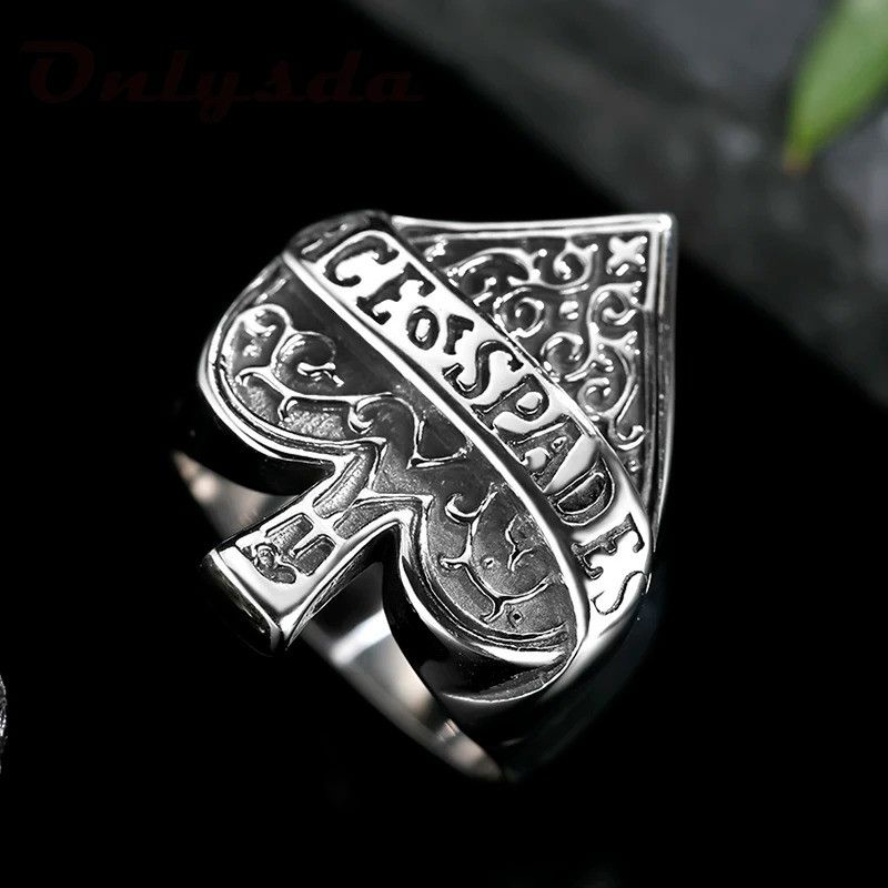 Jewelry Spade A Magician Playing Card Ring Size ONE SIZE - 2 Thumbnail