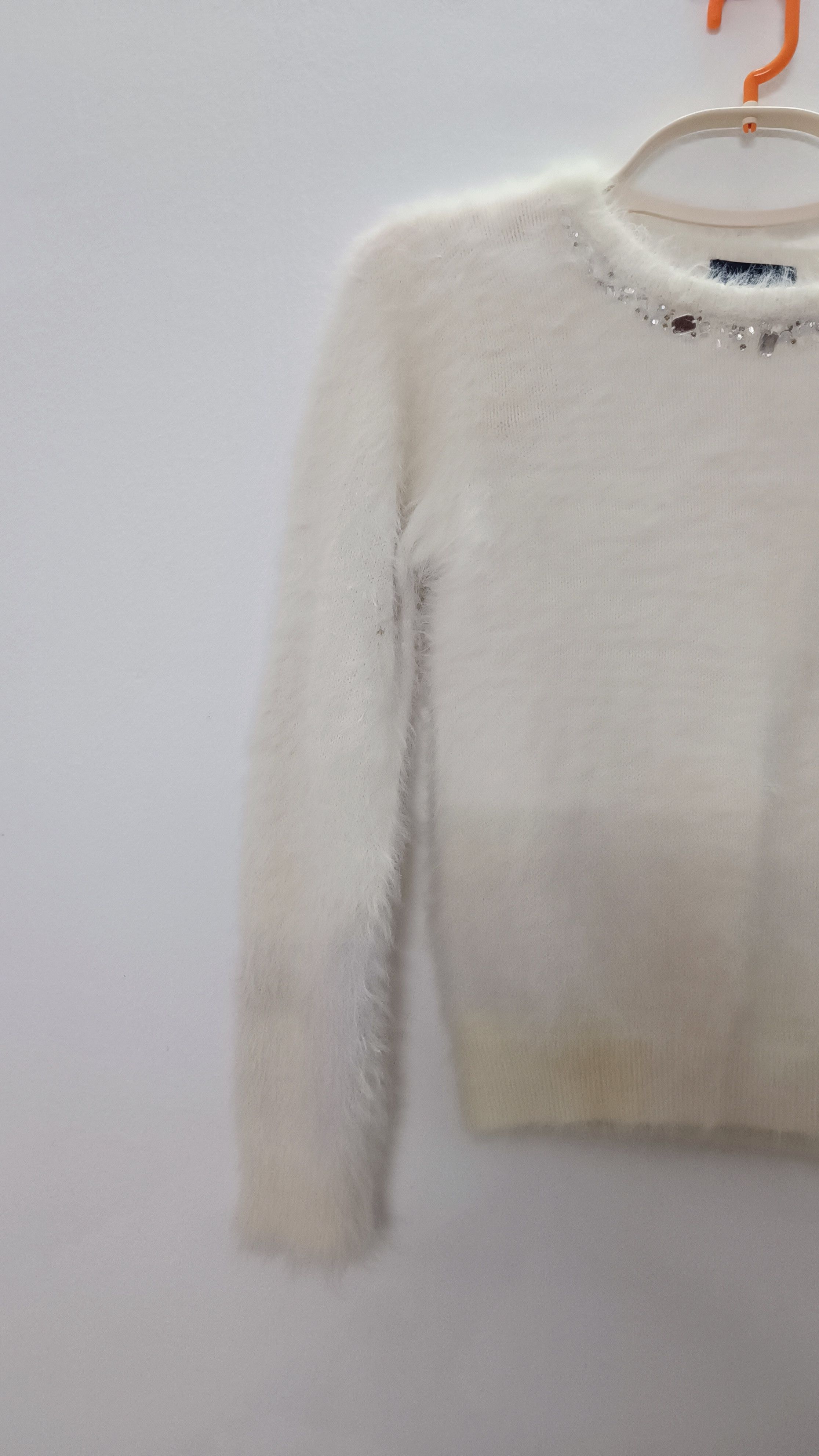 Homespun Knitwear × Japanese Brand Vintage Look Marble White Knitwear Size S / US 4 / IT 40 - 3 Thumbnail