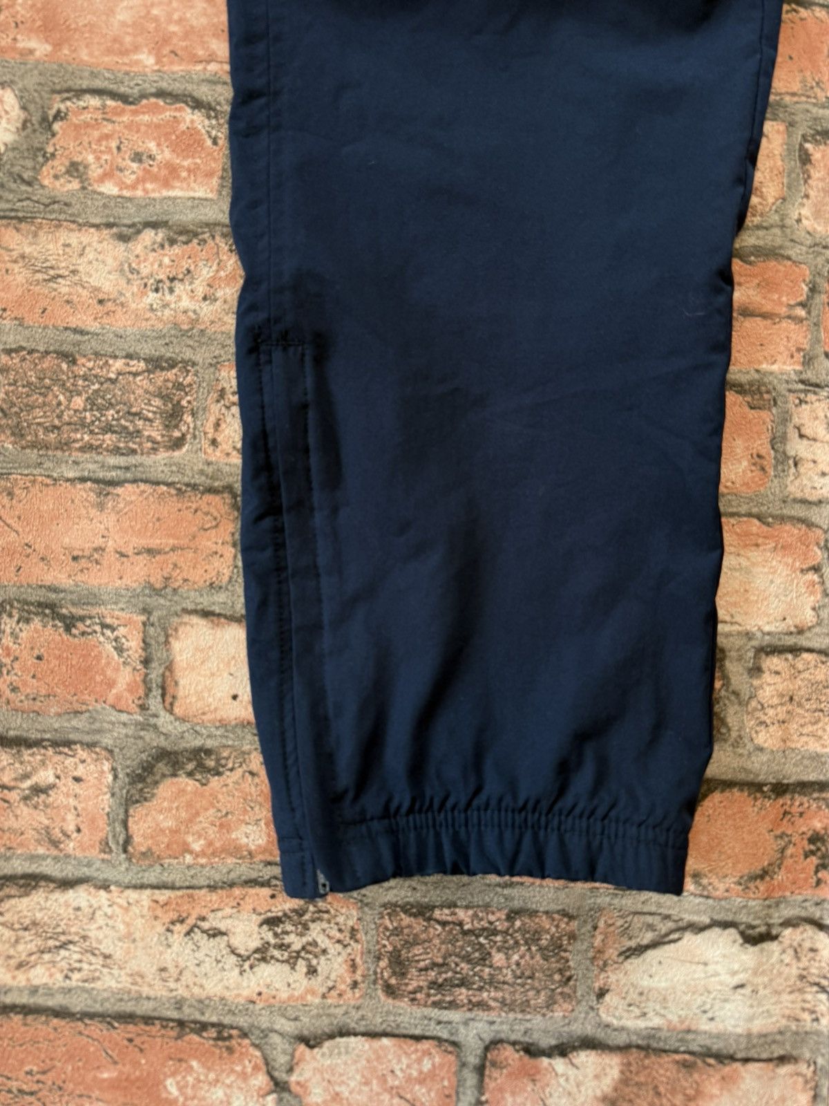 Nike × Vintage 90’s NIKE RARE SWOOSH RETRO Y2K ZIP TRACK NYLON PANTS Size US 32 / EU 48 - 4 Thumbnail