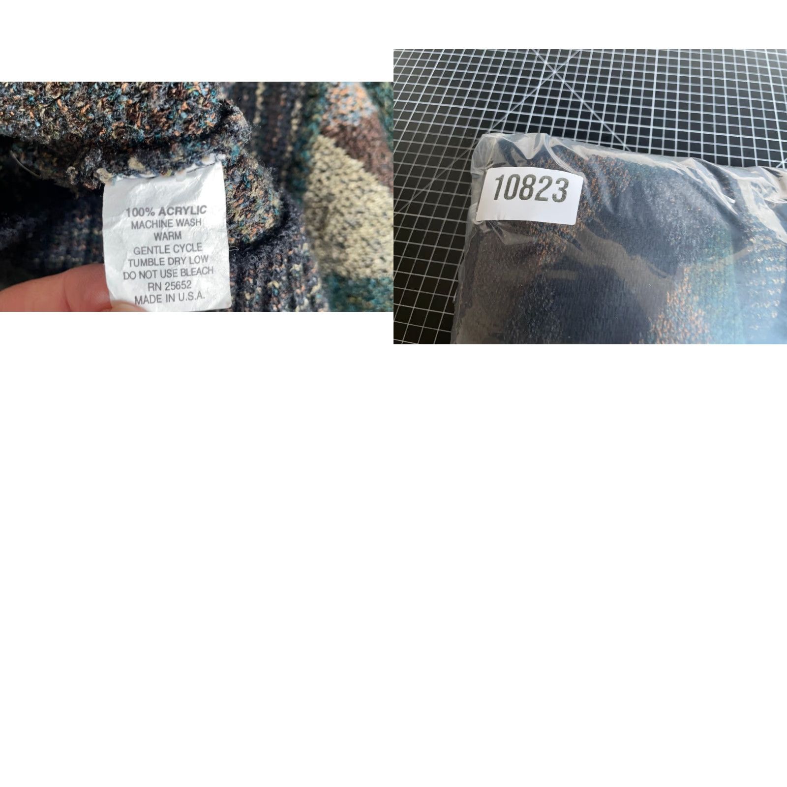 Vintage VINTAGE Protege Sweater Men XL Brown Green Argyle Diamond V-Neck USA Made Knit VTG Size US XL / EU 56 / 4 - 9 Thumbnail