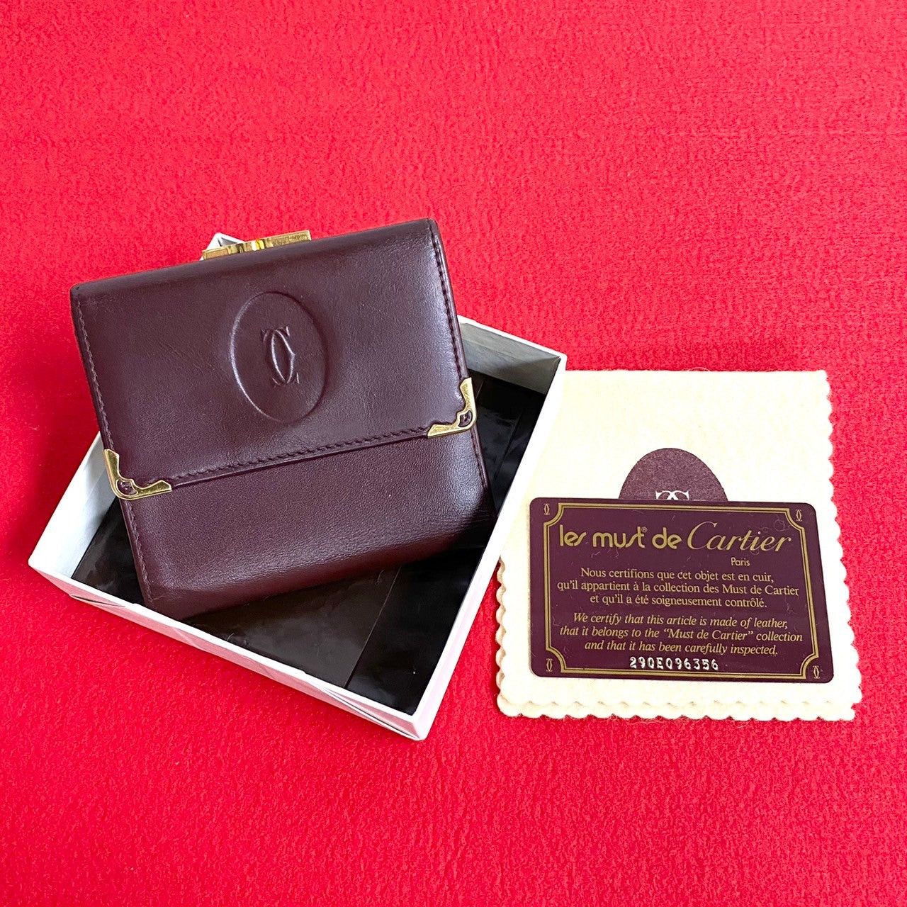 Cartier Cartier Wallets & Case Red Leather Size ONE SIZE - 1 Thumbnail
