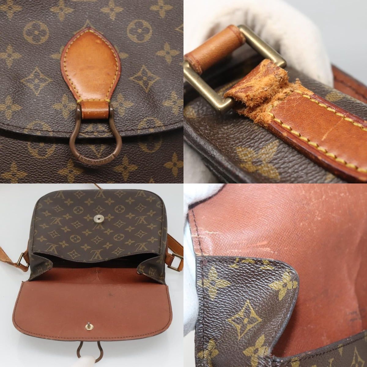 Louis Vuitton LOUIS VUITTON Monogram Saint Cloud GM Shoulder Bag M51242 Size ONE SIZE - 11 Thumbnail