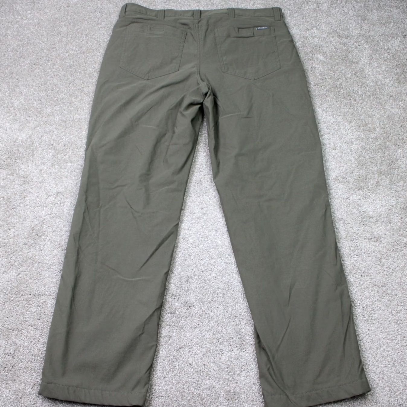 Eddie Bauer Eddie Bauer Pants Mens 36 Green 36x30 Fleece Lined Tech Nylon Stretch Cargo Pocket Size US 36 / EU 52 - 5 Thumbnail
