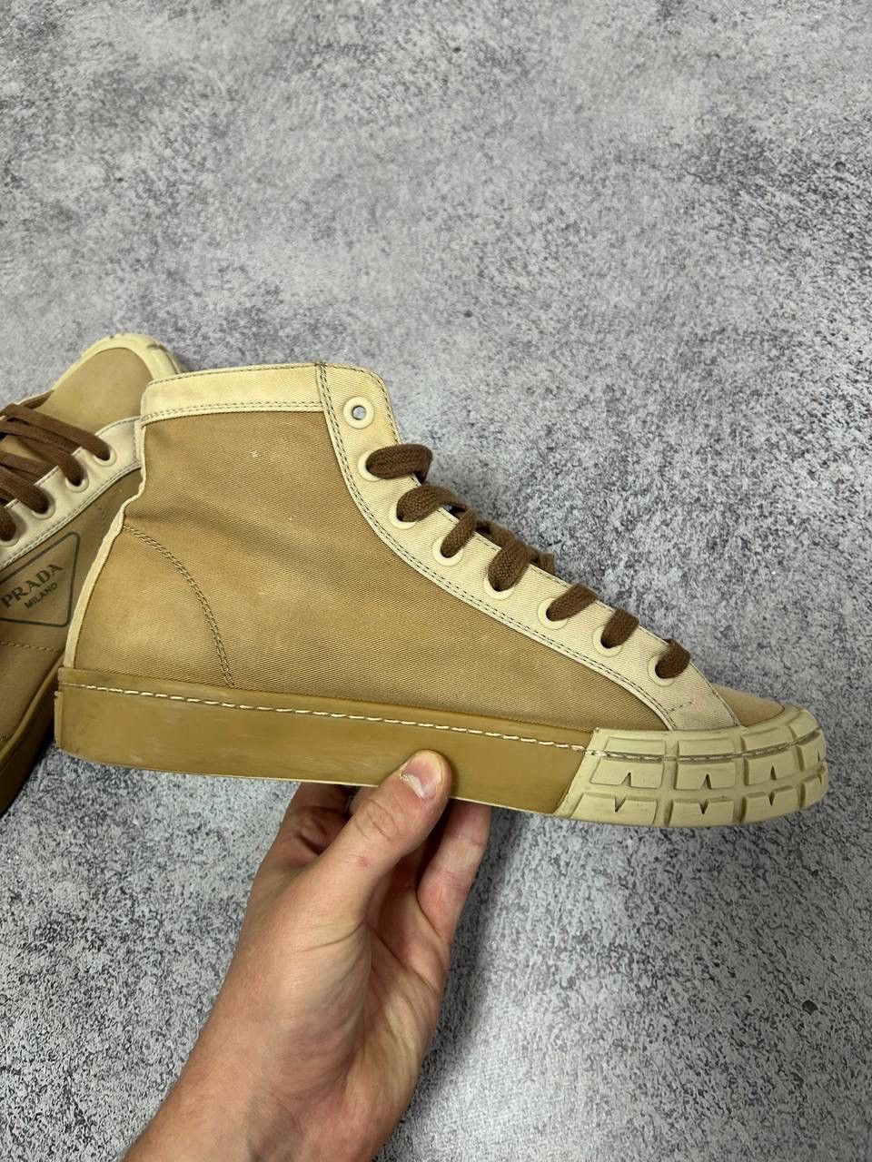 Prada Prada Casetta Wheel High Top Sneaker Shoes 2tg158 luxury y2k Size US 9 / EU 42 - 13 Thumbnail