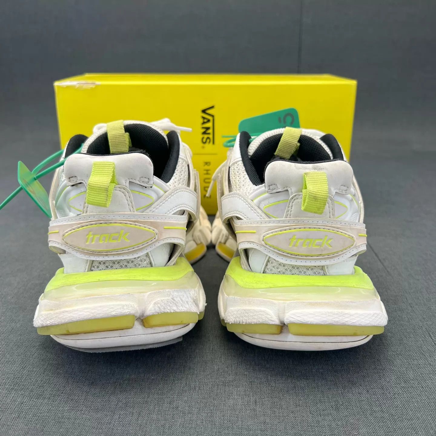 Balenciaga Balenciaga Track Sneaker White Green 37 women's Size US 7 / IT 37 - 5 Thumbnail