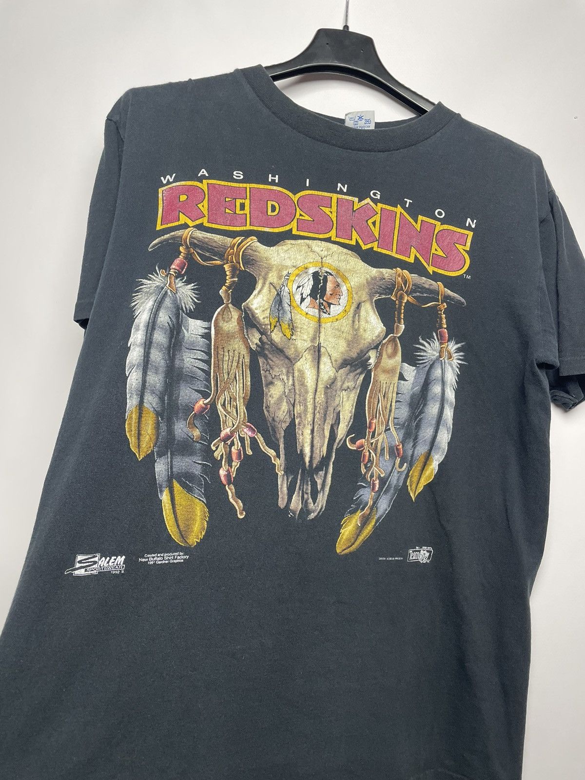 NFL × Vintage Washington Redskins Vintage T Shirt 1991 NFL 90's Size US S / EU 44-46 / 1 - 3 Thumbnail