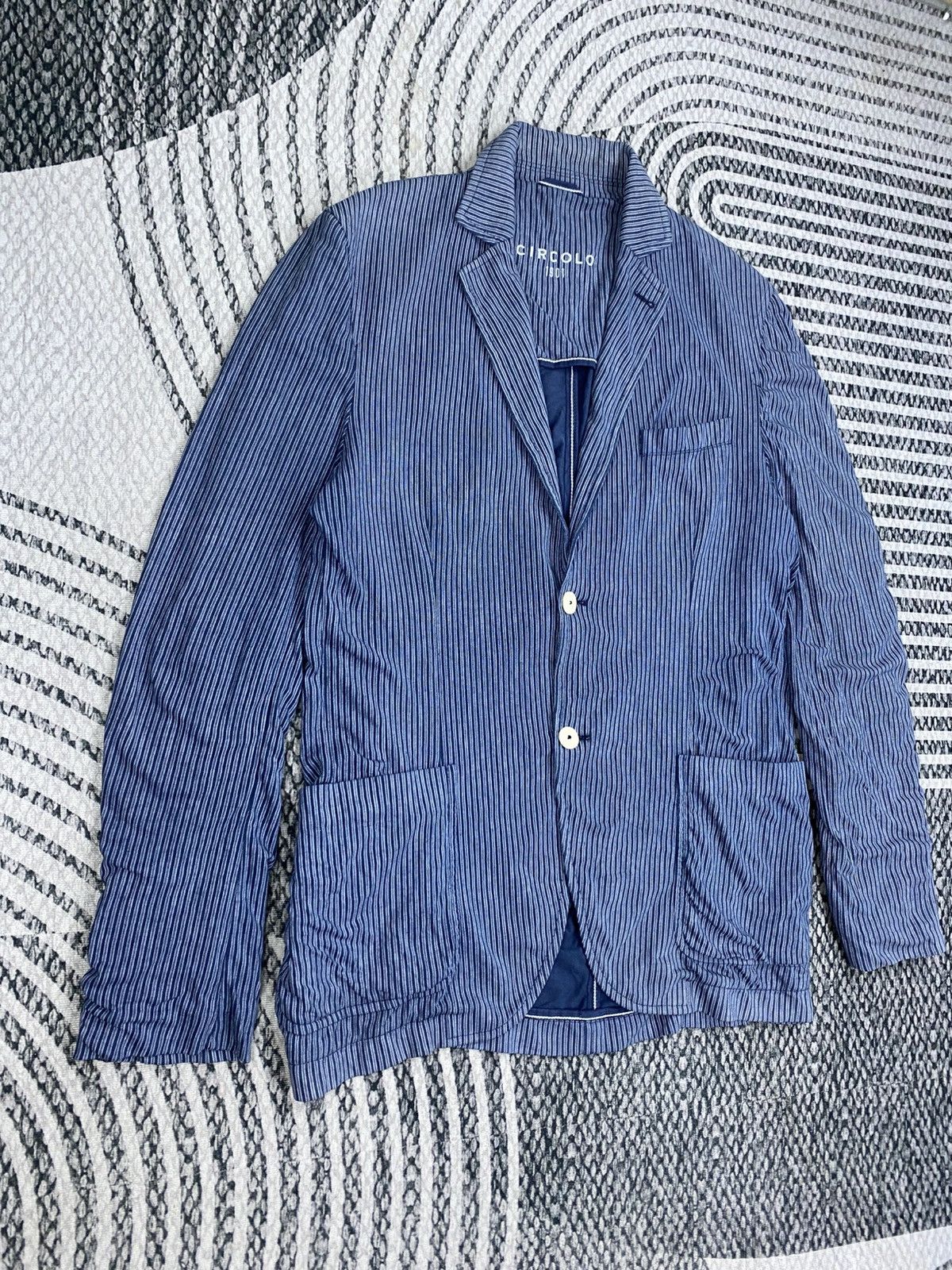 Circolo 1901 Vintage Circolo 1901 Tailored Stripes Blazer Size US M / EU 48-50 / 2 - 3 Thumbnail