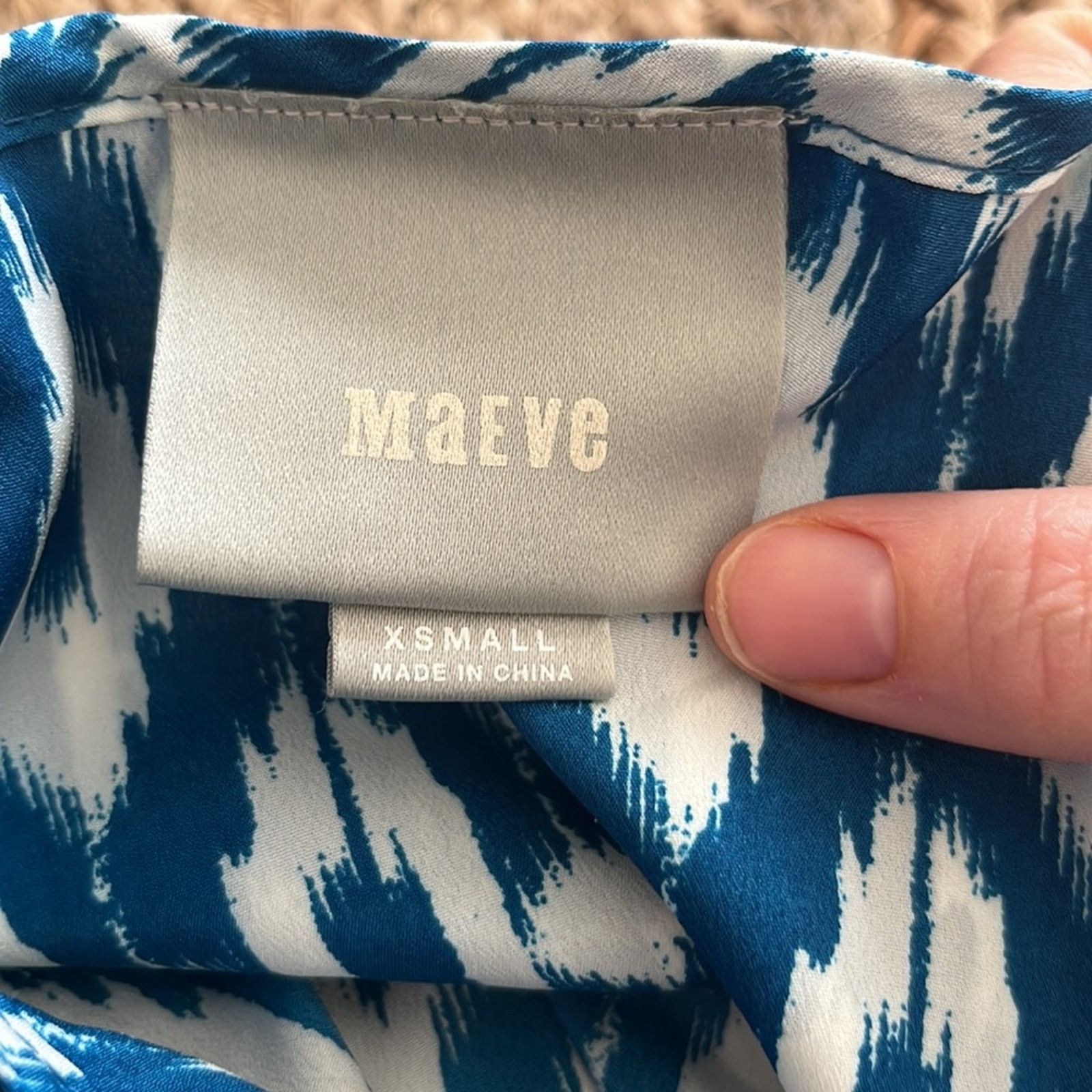 Other Maeve Ikat Tunic Shirt Dress Size XS / US 0-2 / IT 36-38 - 5 Thumbnail