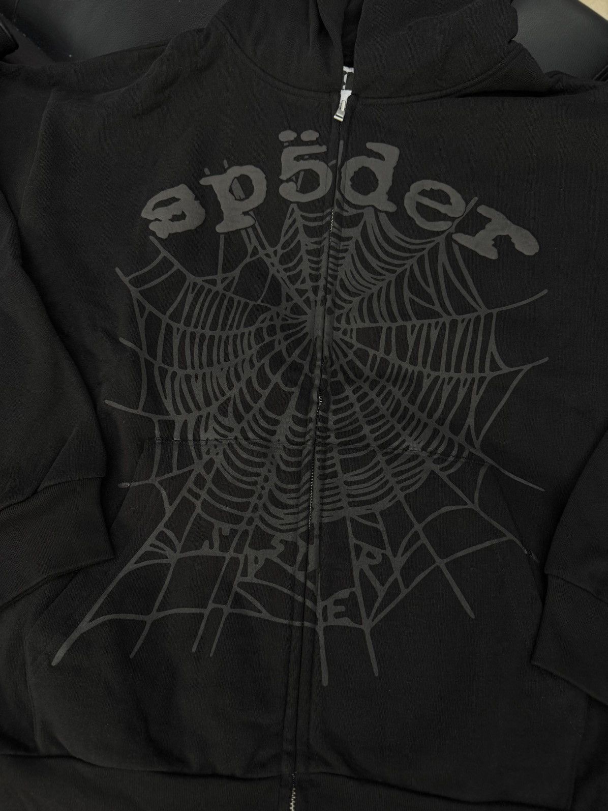 Sp5der Sp5der Worldwide Phantom Black Zip Hoodie Size XL (NEW) Size US XL / EU 56 / 4 - 3 Thumbnail