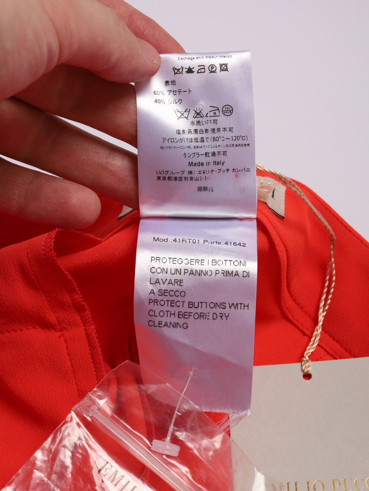 Emilio Pucci Emilio Pucci Acetate Silk Coral Pants Trousers Size 27" / US 4 / IT 40 - 14 Thumbnail