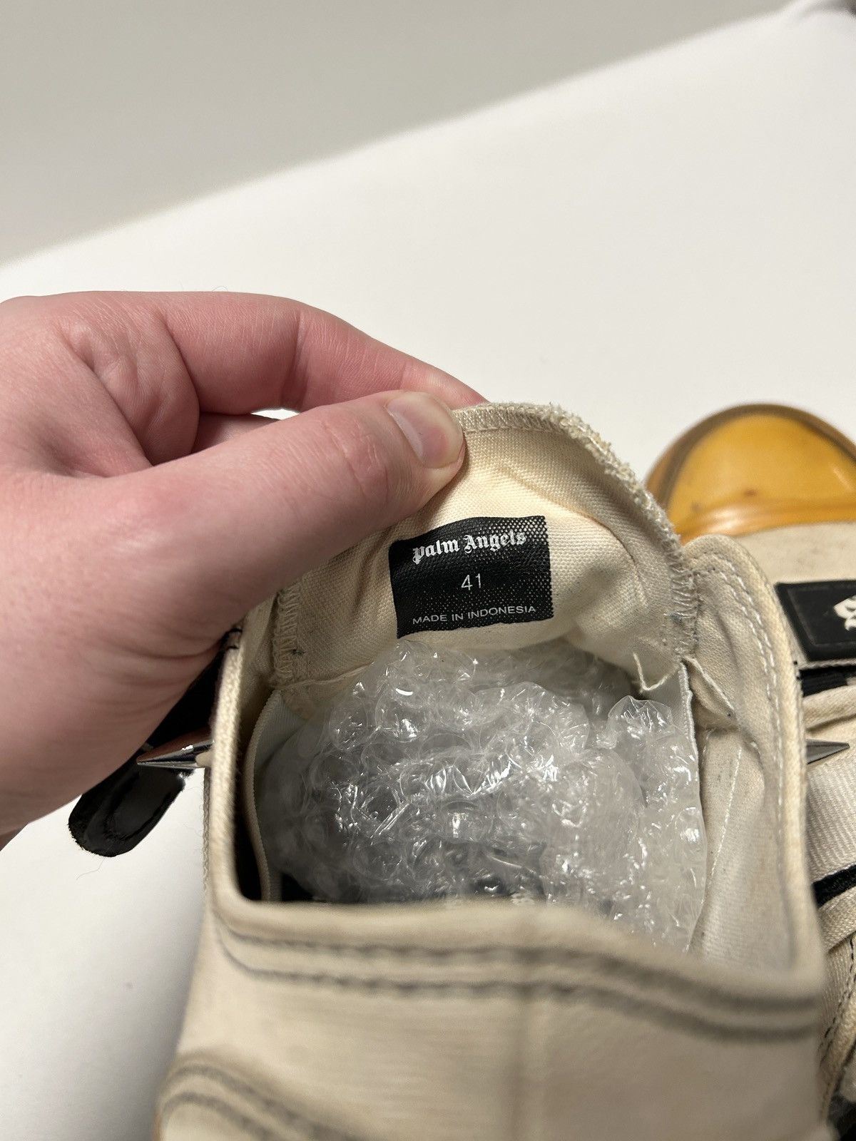 Palm Angels 2018 Spiked Velcro Low Top Sneakers Size US 8 / EU 41 - 6 Thumbnail